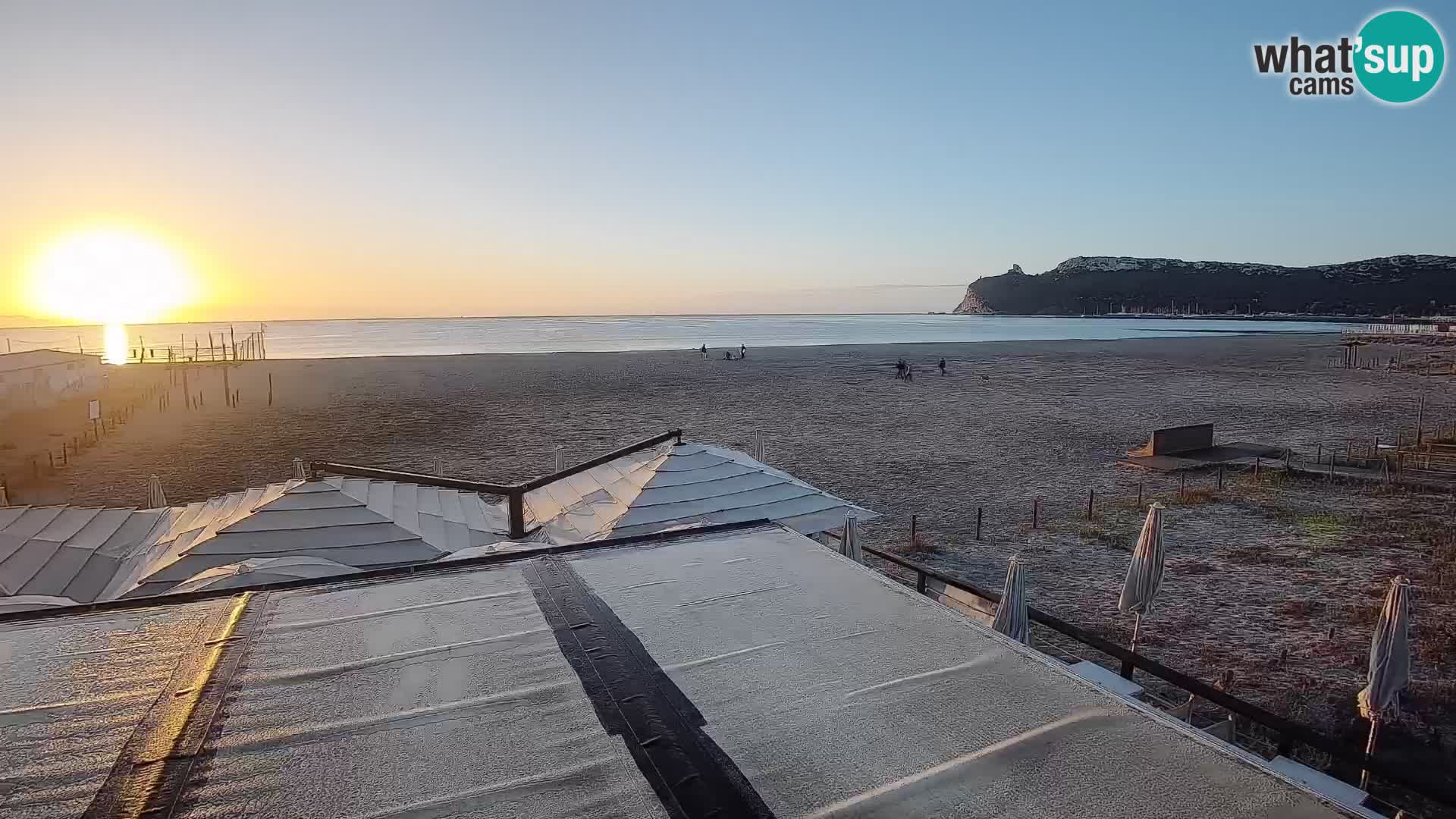Webcam plage de Poetto | Cagliari | Sardaigne