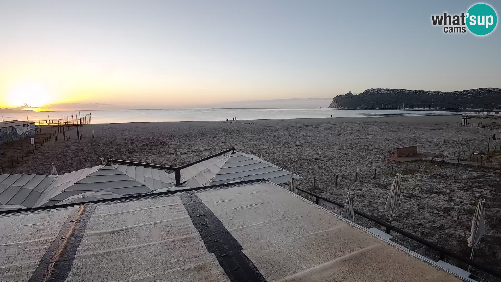 Poetto beach webcam | Cagliari | Sardinia