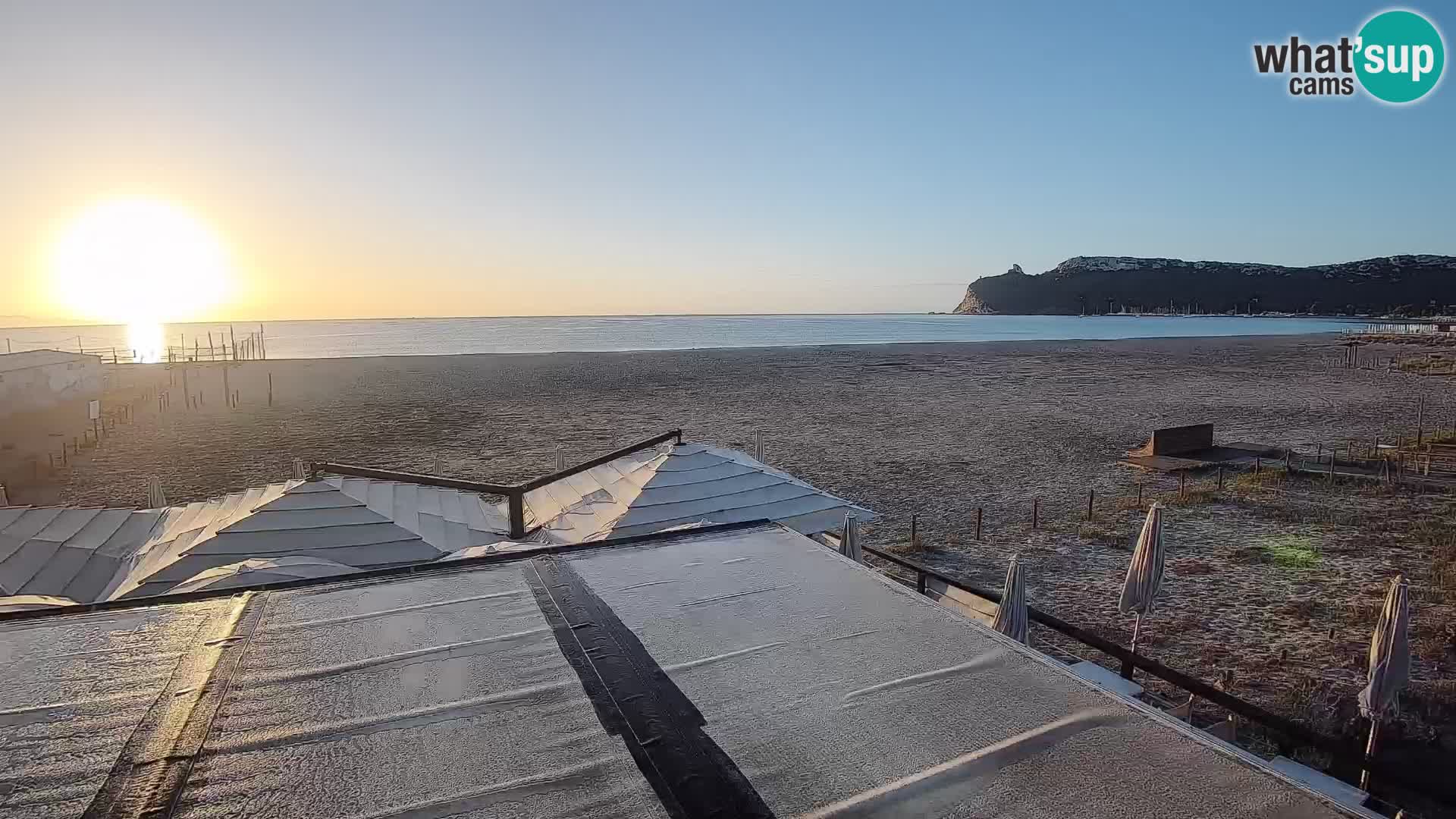 Webcam spiaggia del Poetto | Cagliari | Sardegna
