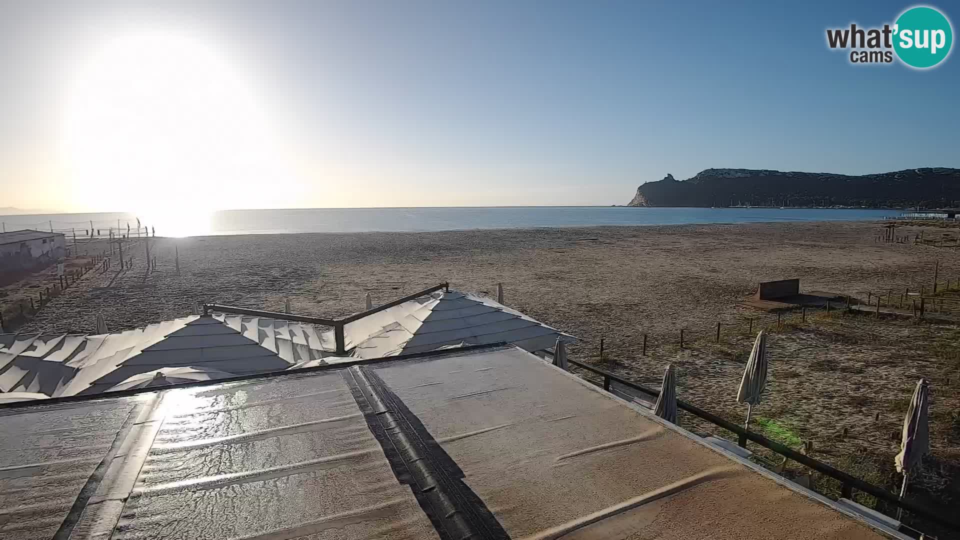 Poetto beach webcam | Cagliari | Sardinija