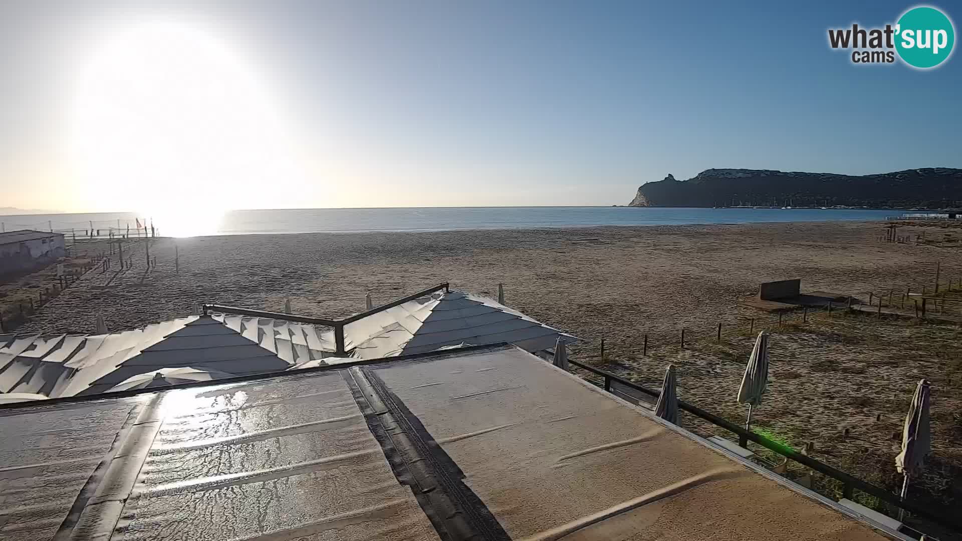 Poetto beach webcam | Cagliari | Sardinija