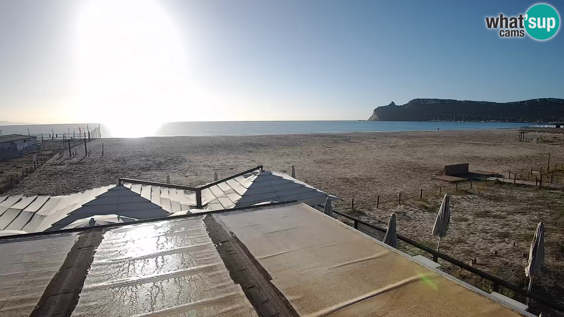 Poetto Strand Webcam | Cagliari | Sardinien