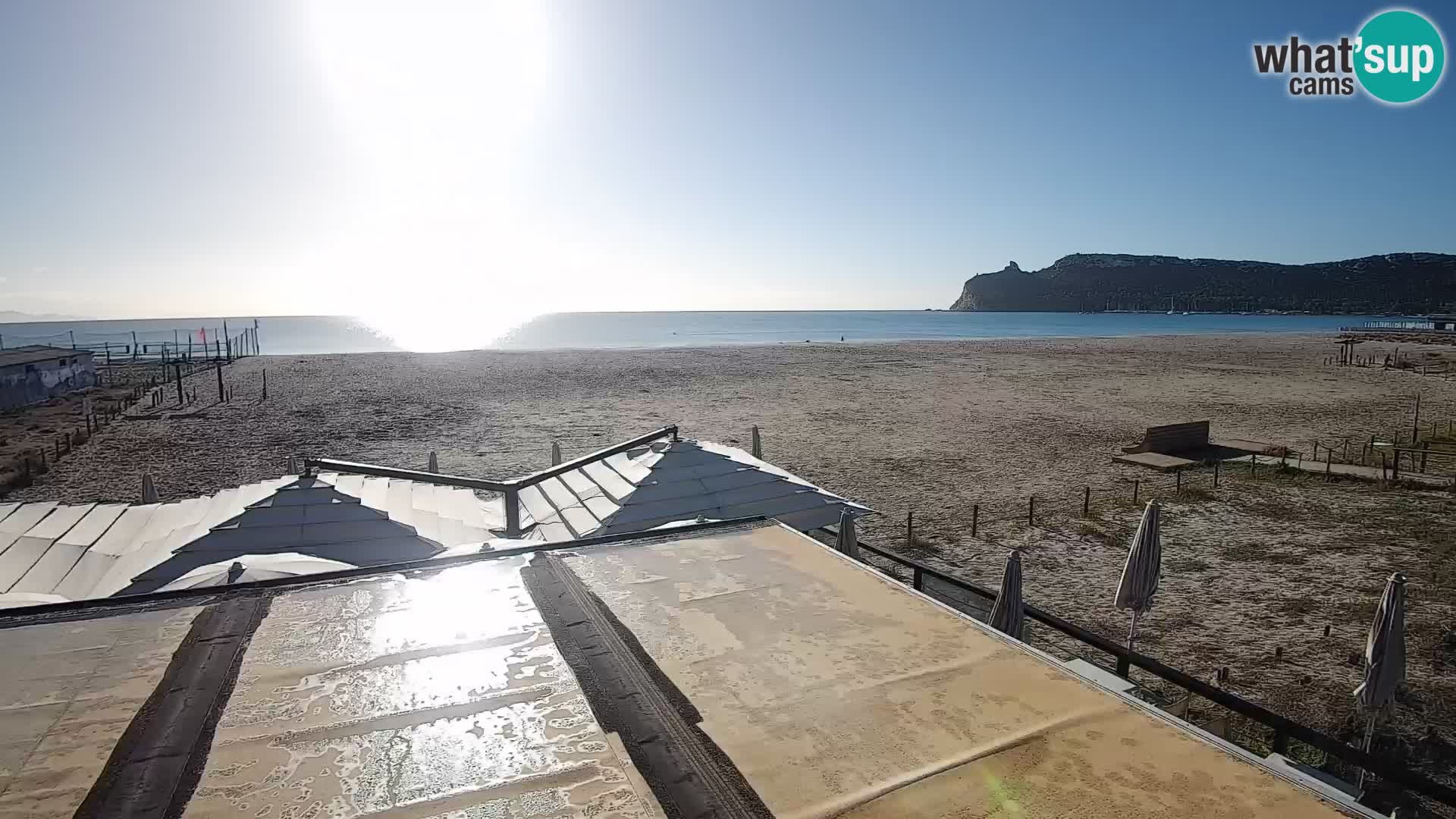 Poetto beach webcam | Cagliari | Sardinija