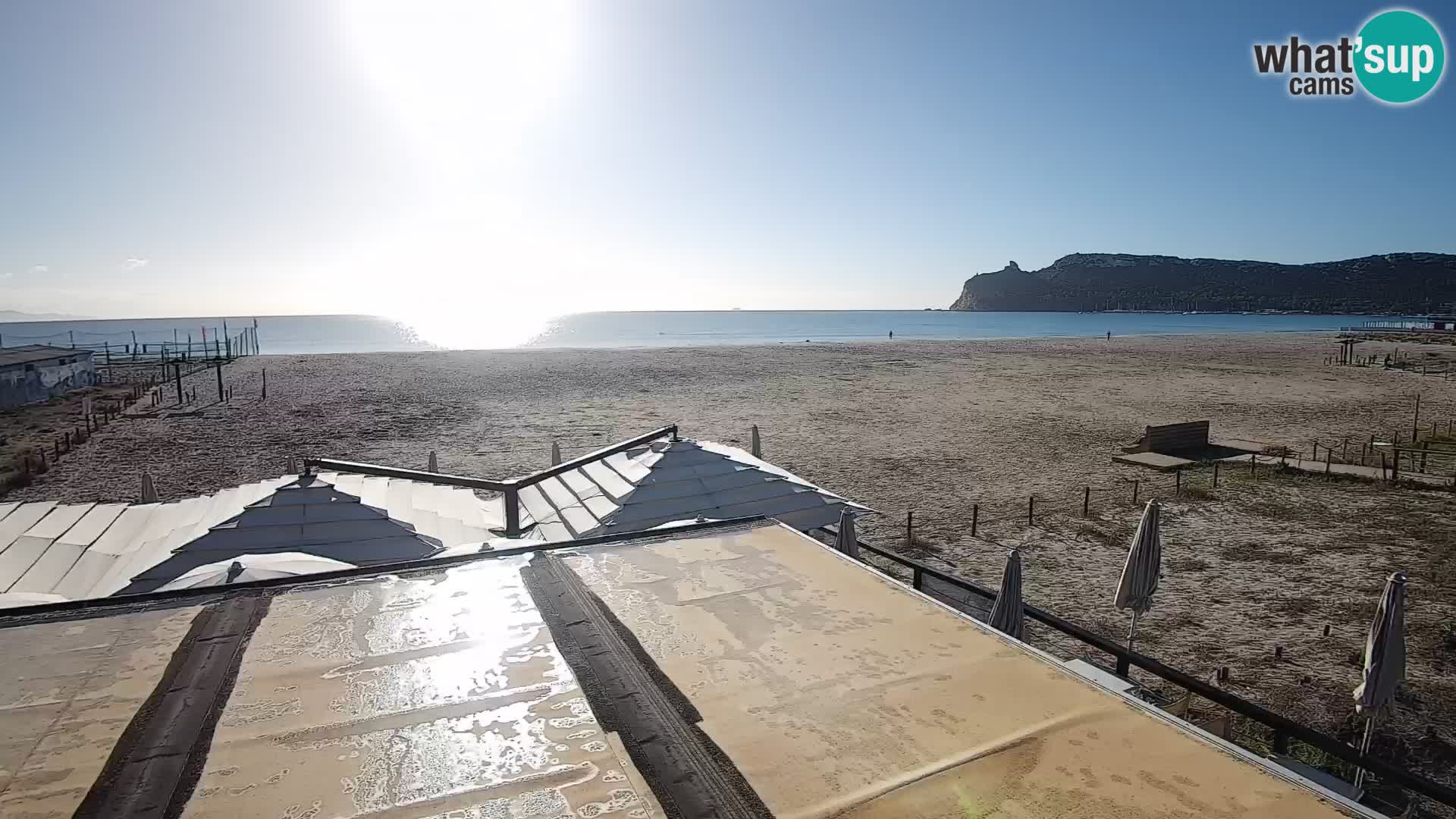 Poetto beach webcam | Cagliari | Sardinija