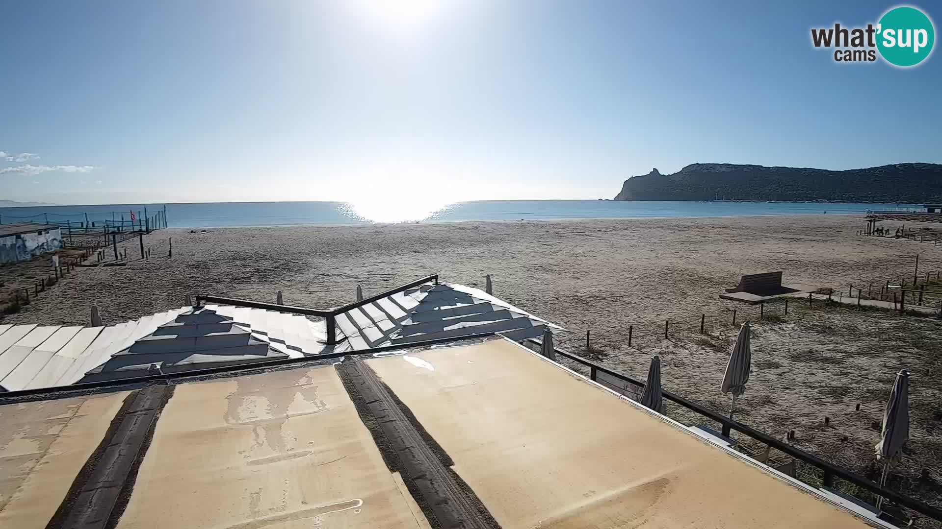 Poetto beach webcam | Cagliari | Sardinija
