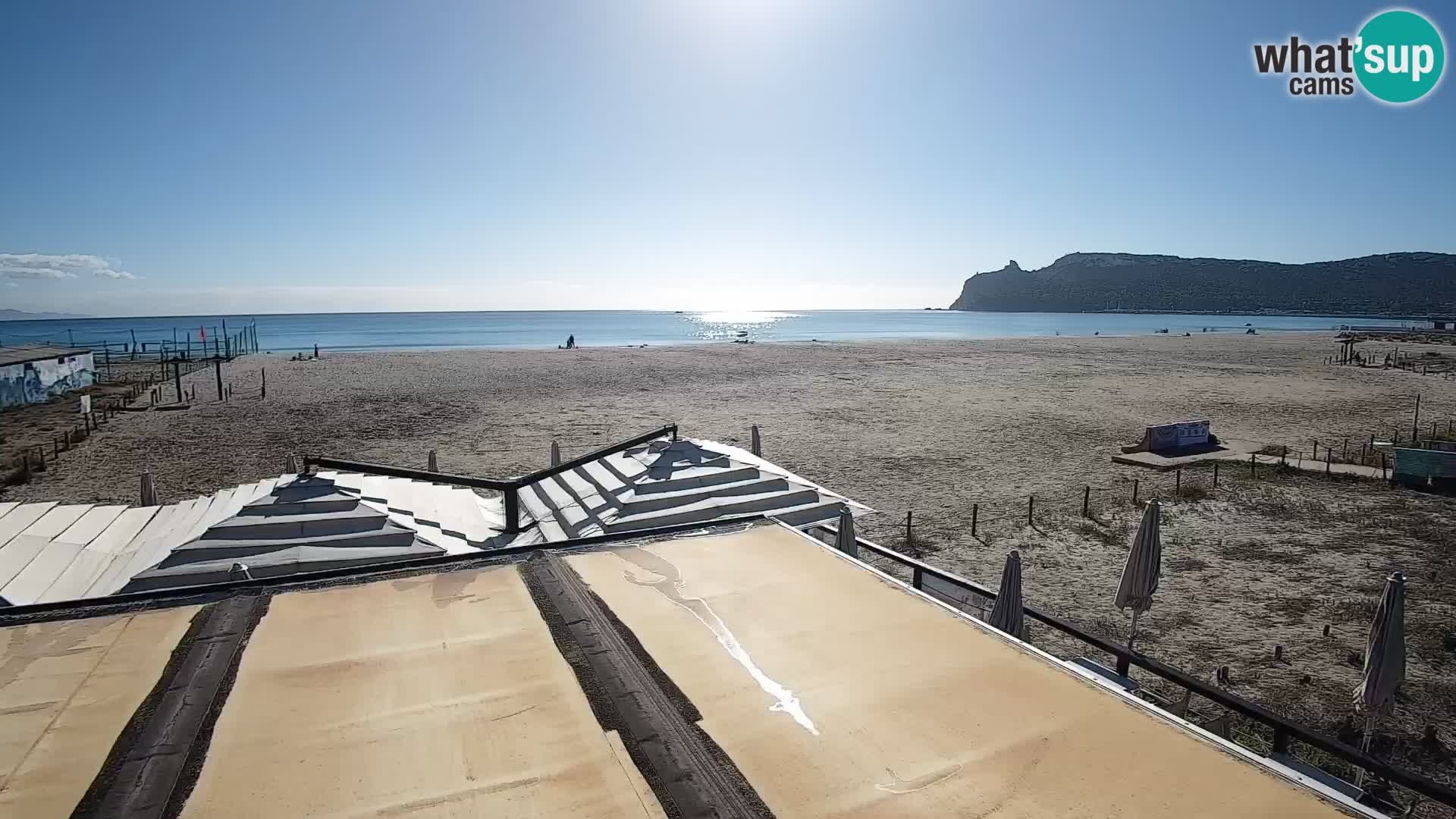 Poetto beach webcam | Cagliari | Sardinia