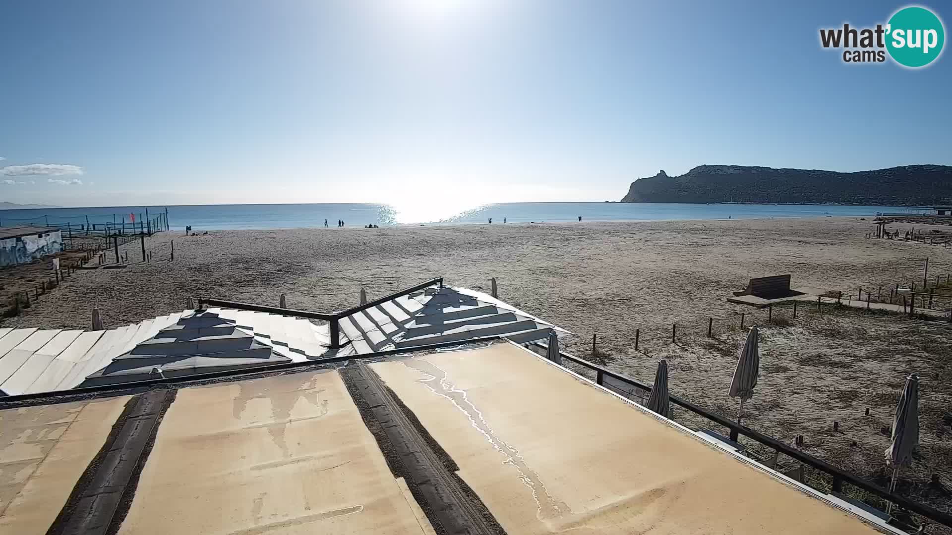 Poetto beach webcam | Cagliari | Sardinia