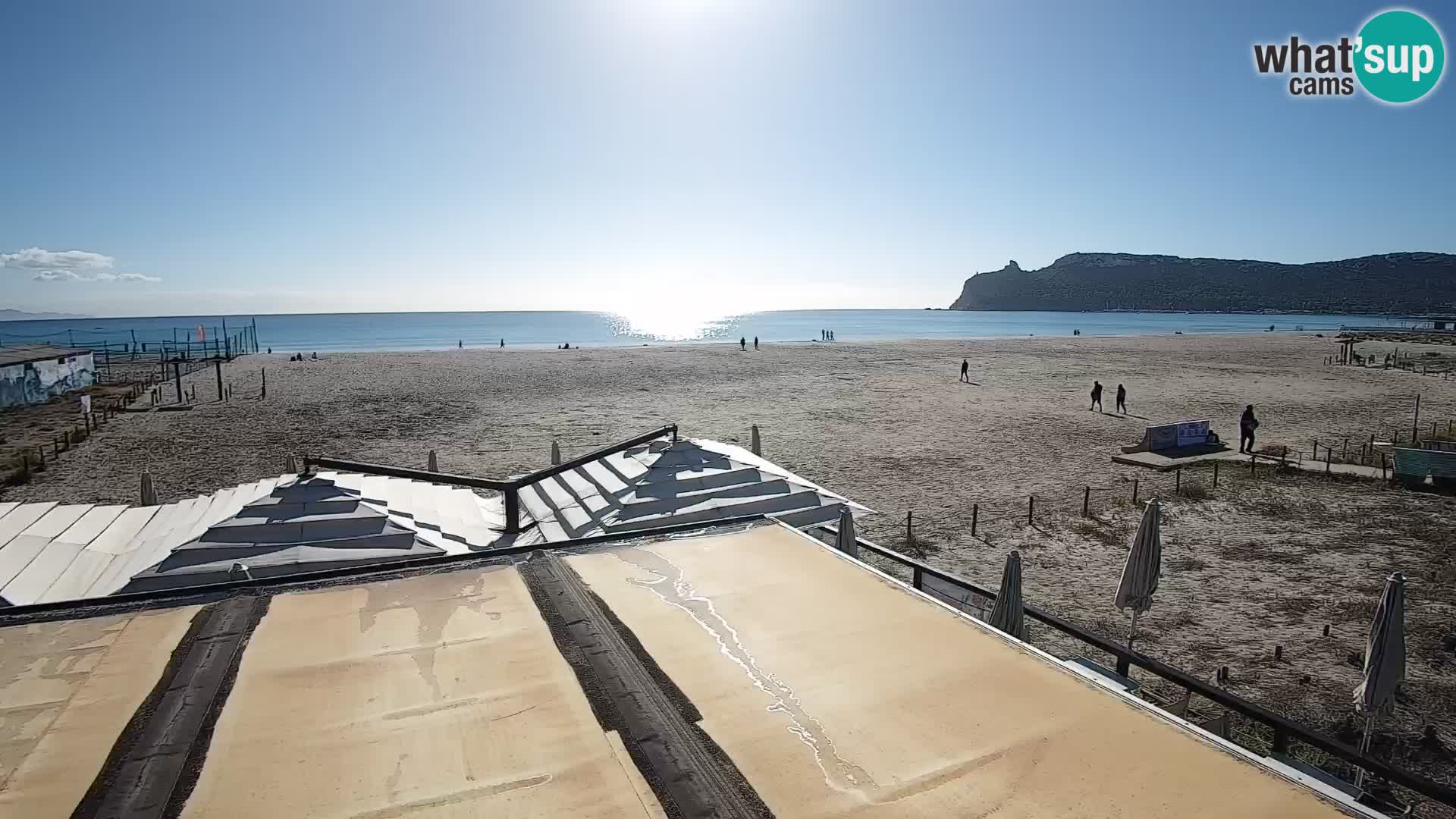 Poetto beach webcam | Cagliari | Sardinija