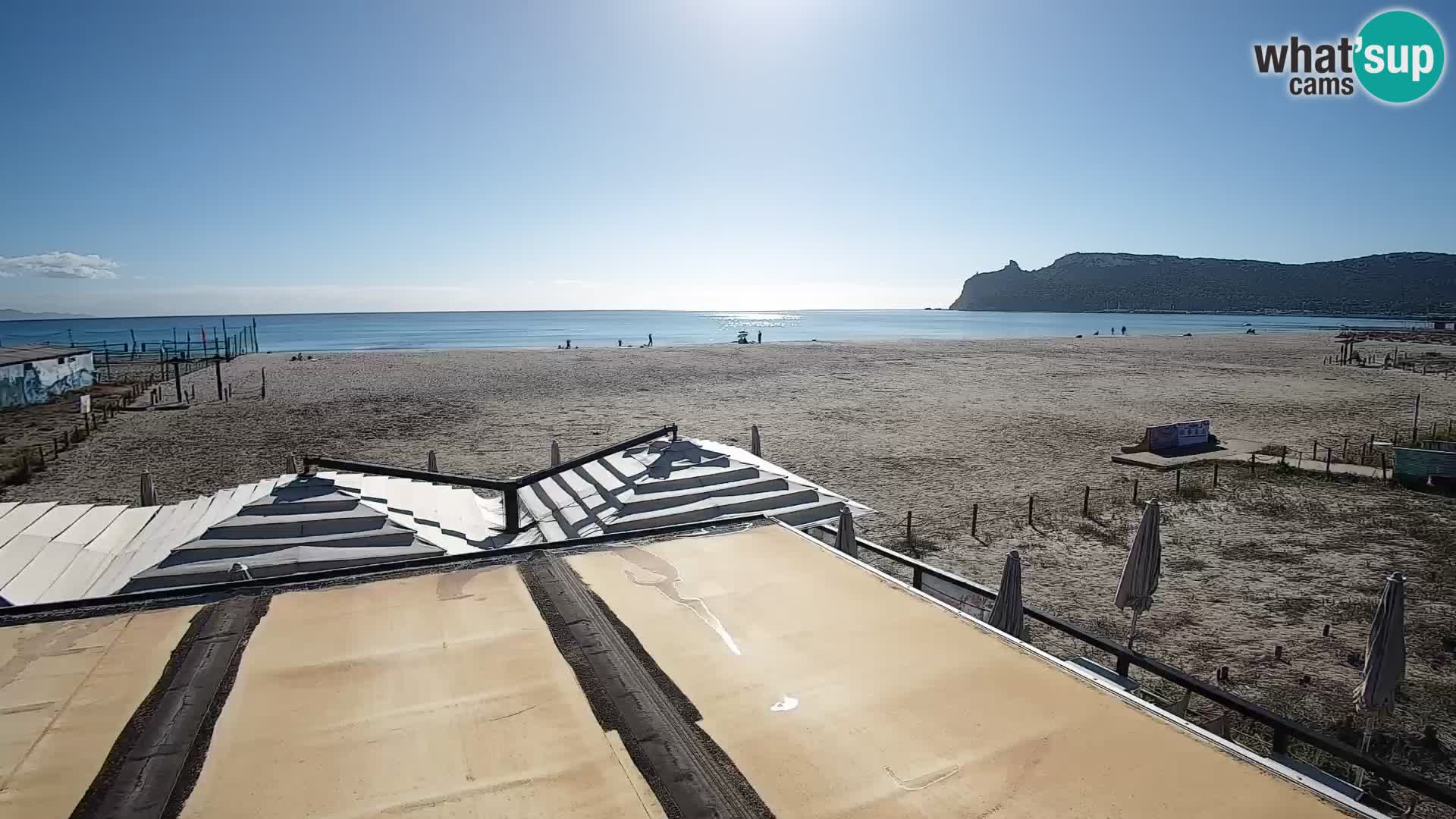 Poetto beach webcam | Cagliari | Sardinia
