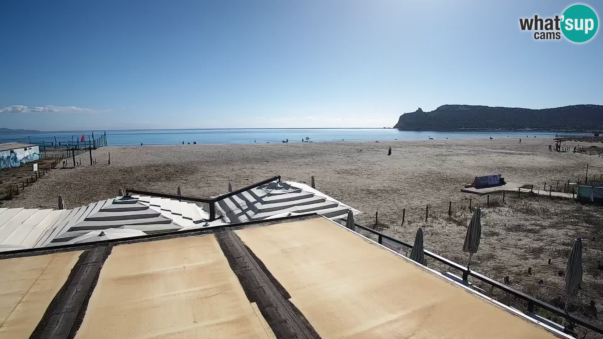 Poetto beach webcam | Cagliari | Sardinija
