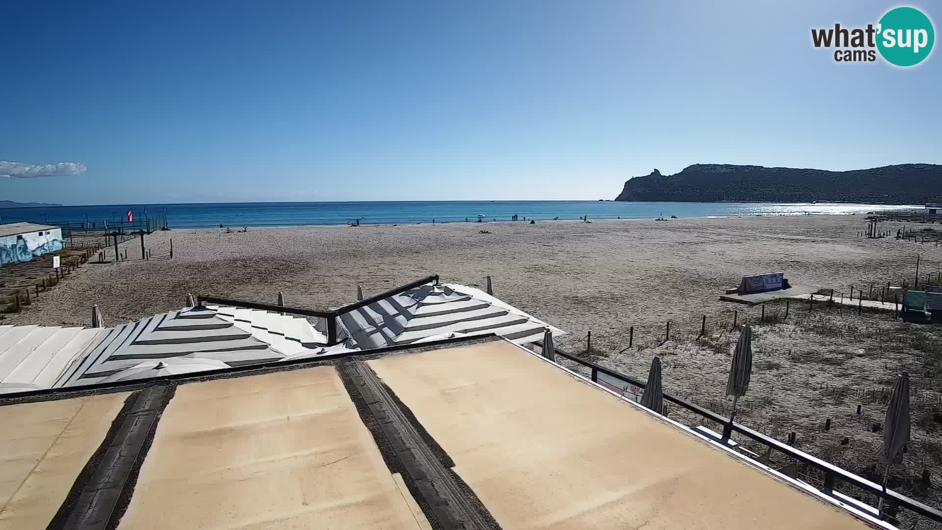 Webcam plage de Poetto | Cagliari | Sardaigne