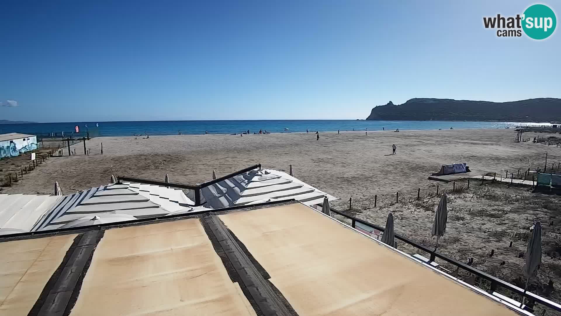 Poetto beach webcam | Cagliari | Sardinija