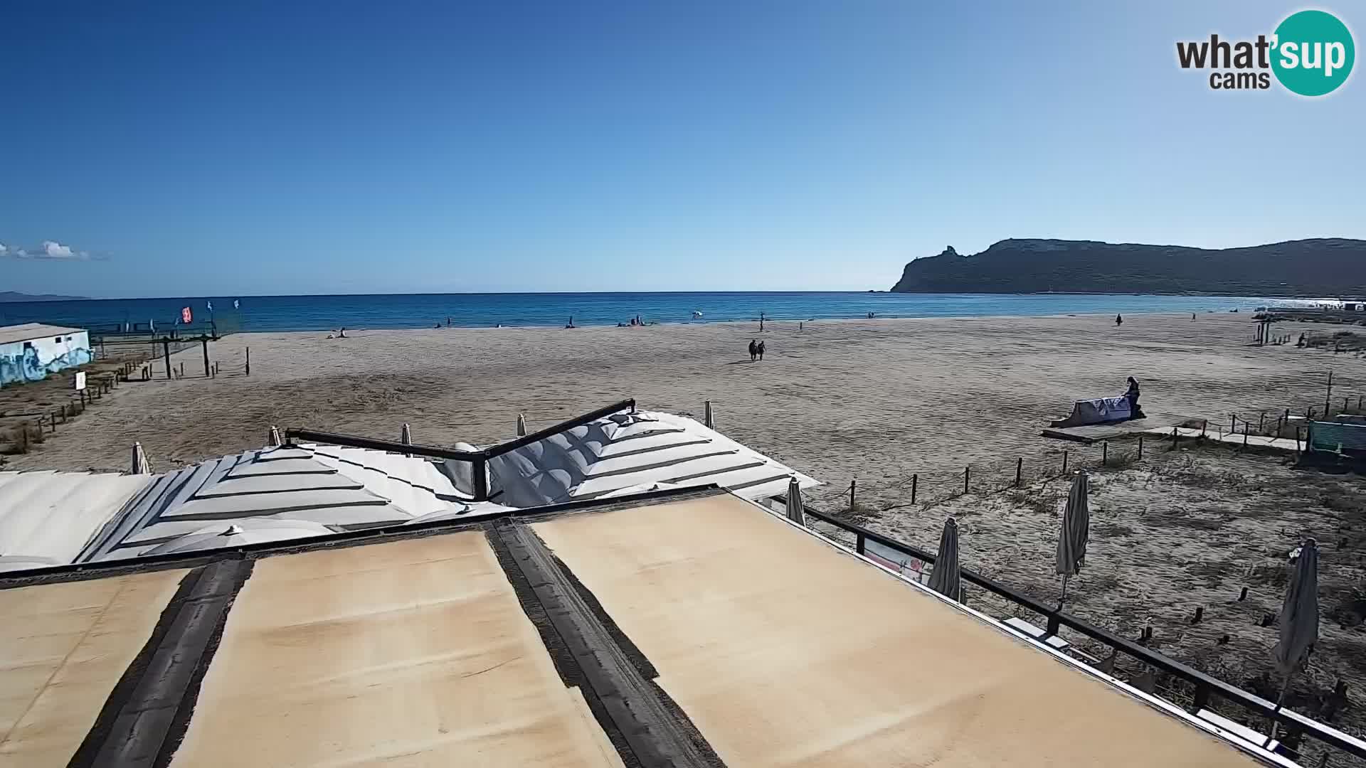 Poetto beach webcam | Cagliari | Sardinija