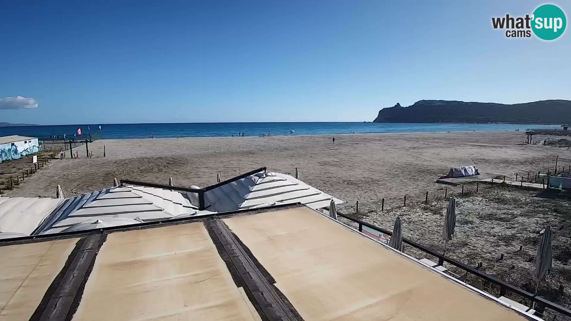Poetto beach webcam | Cagliari | Sardinia
