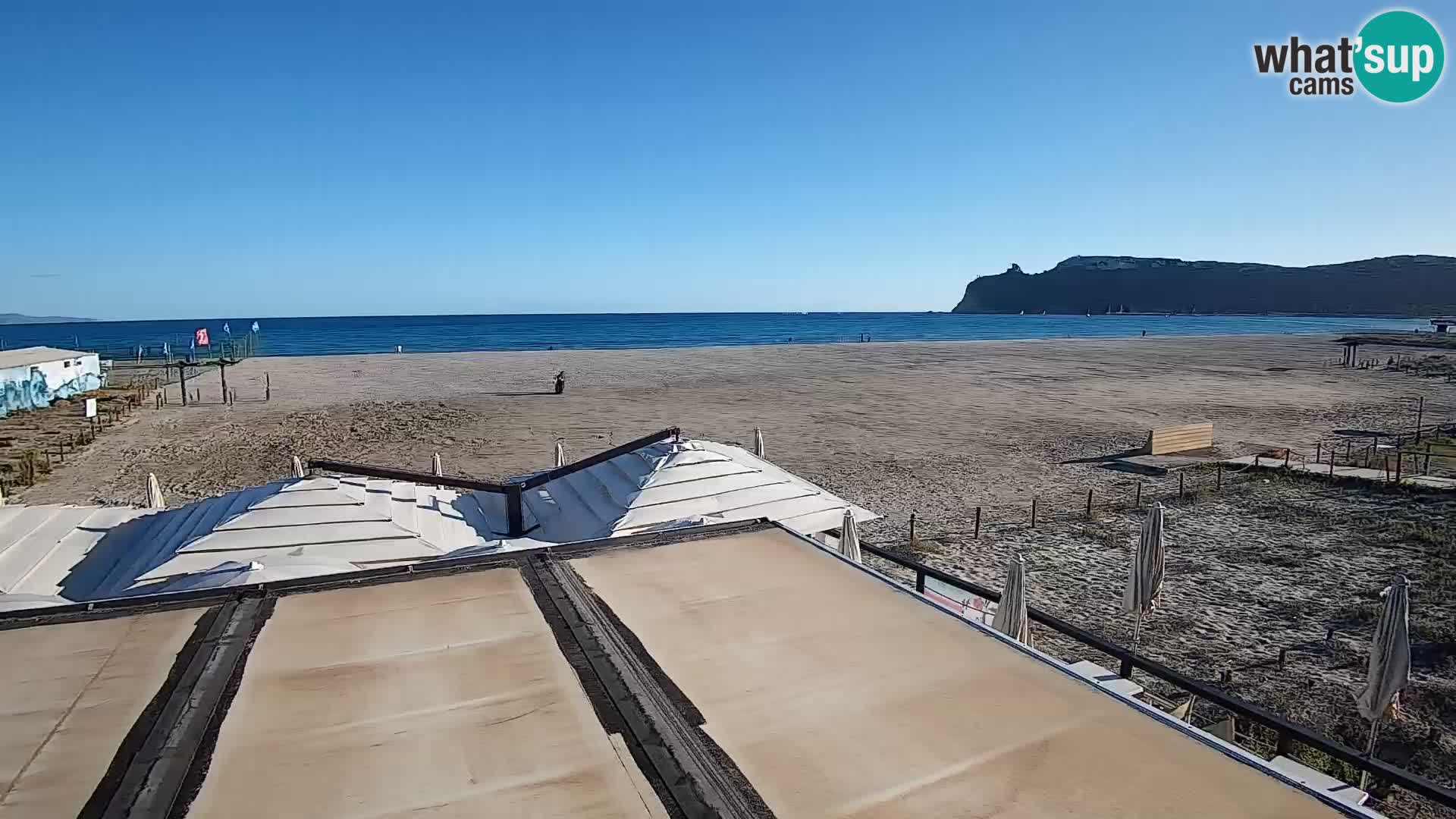 Webcam plage de Poetto | Cagliari | Sardaigne