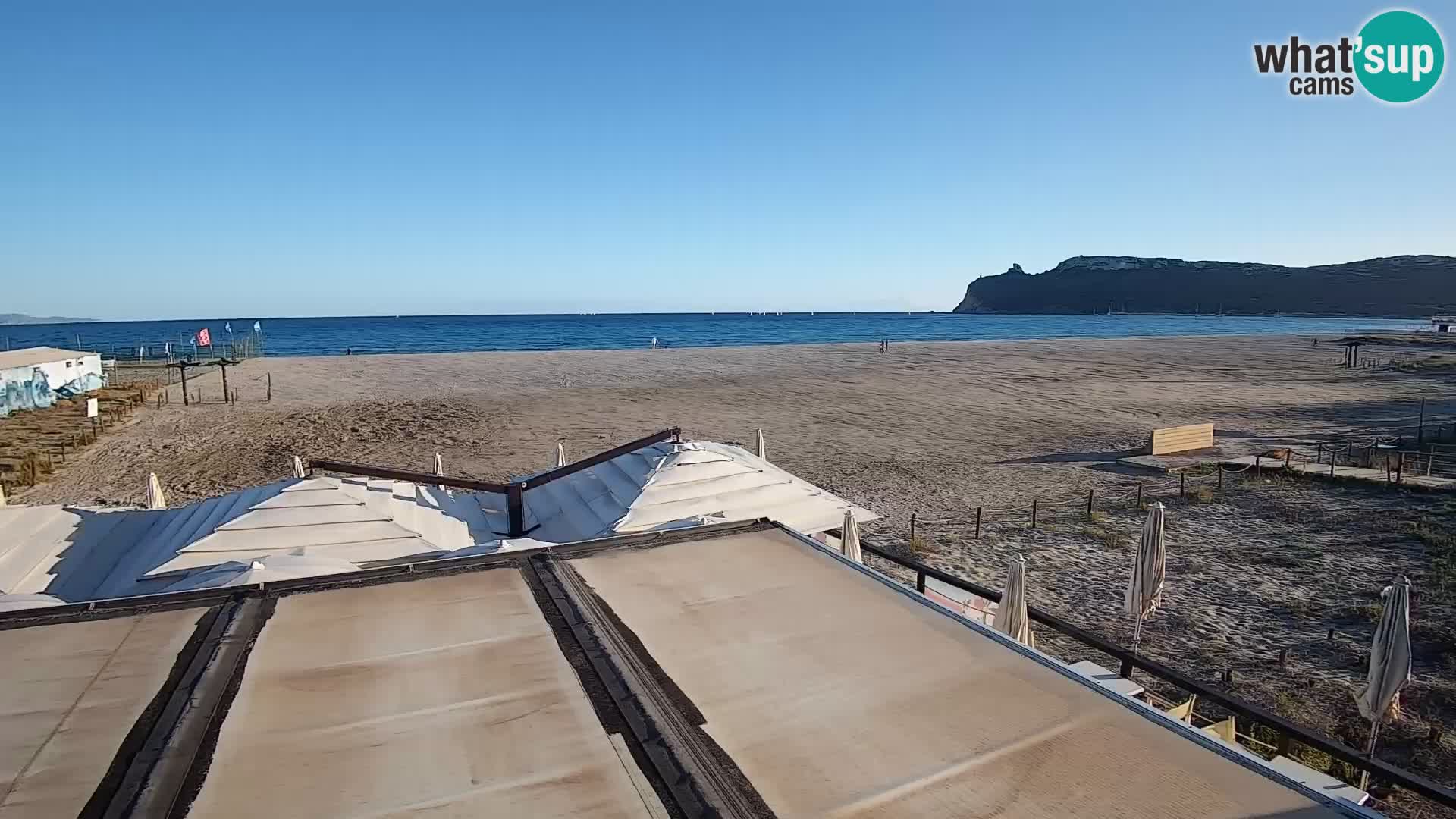 Poetto beach webcam | Cagliari | Sardinija