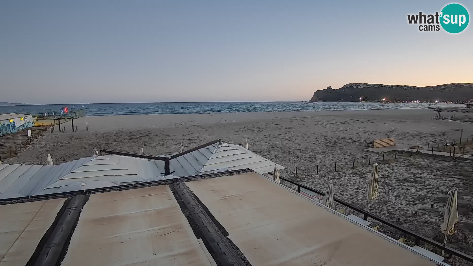 Poetto beach webcam | Cagliari | Sardinia
