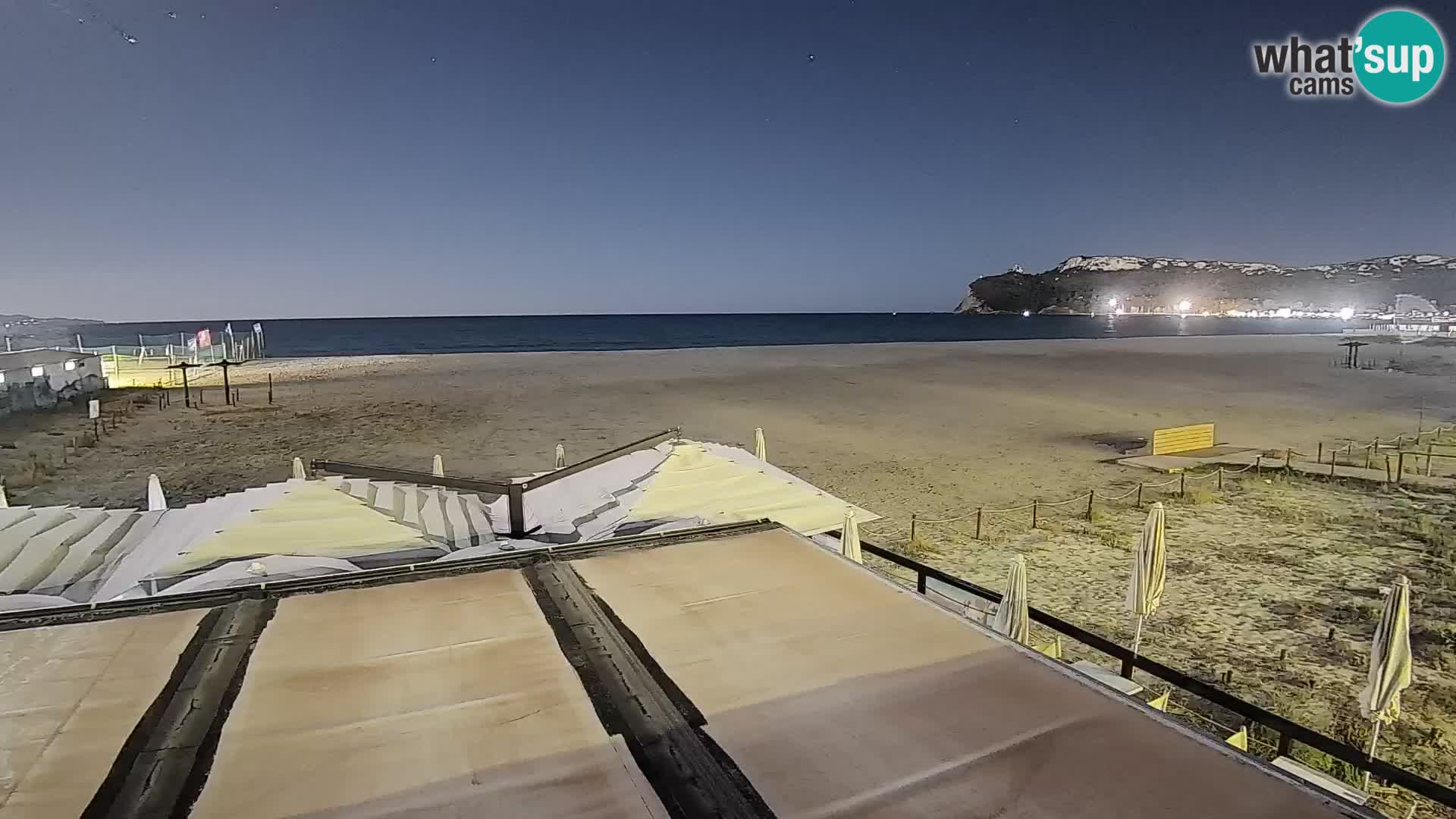 Poetto Strand Webcam | Cagliari | Sardinien