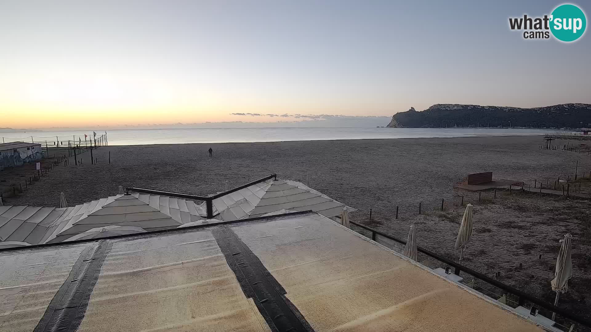 Webcam plage de Poetto | Cagliari | Sardaigne