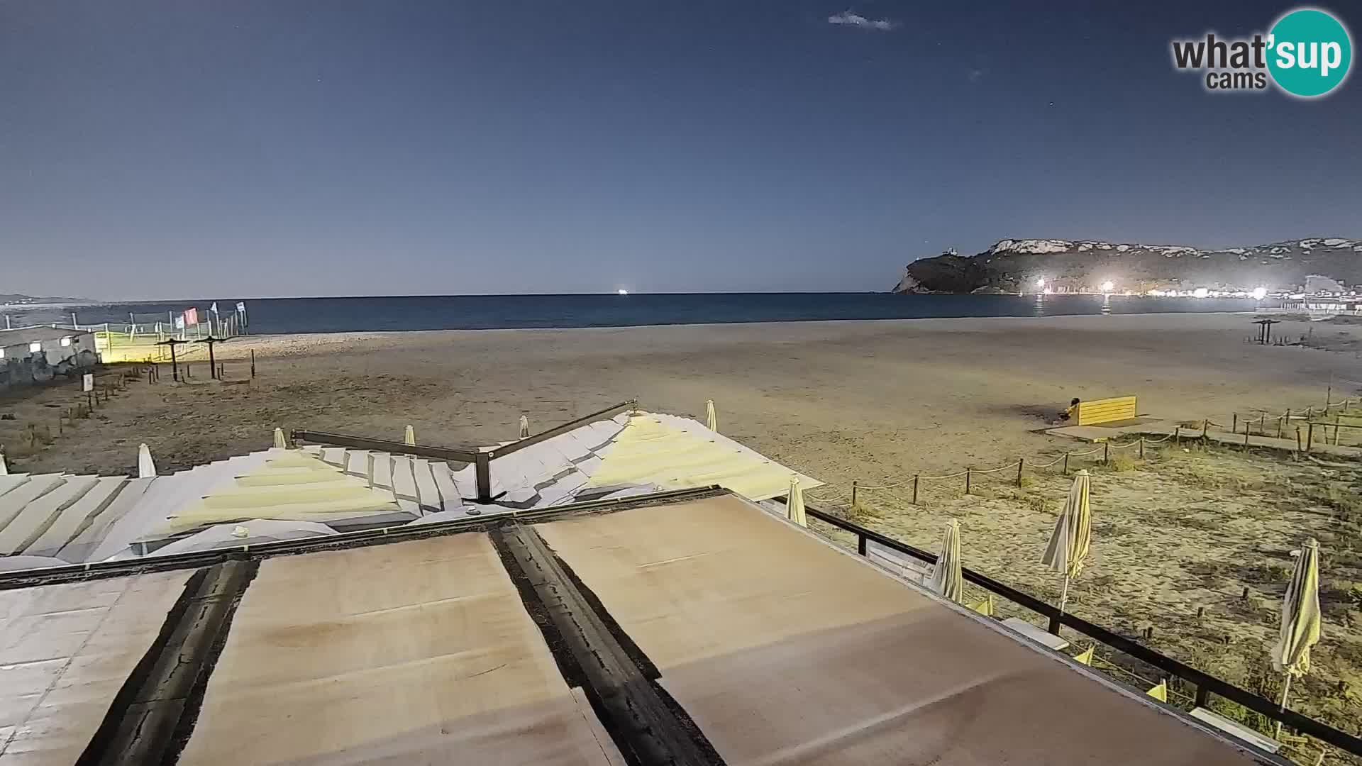 Poetto Strand Webcam | Cagliari | Sardinien