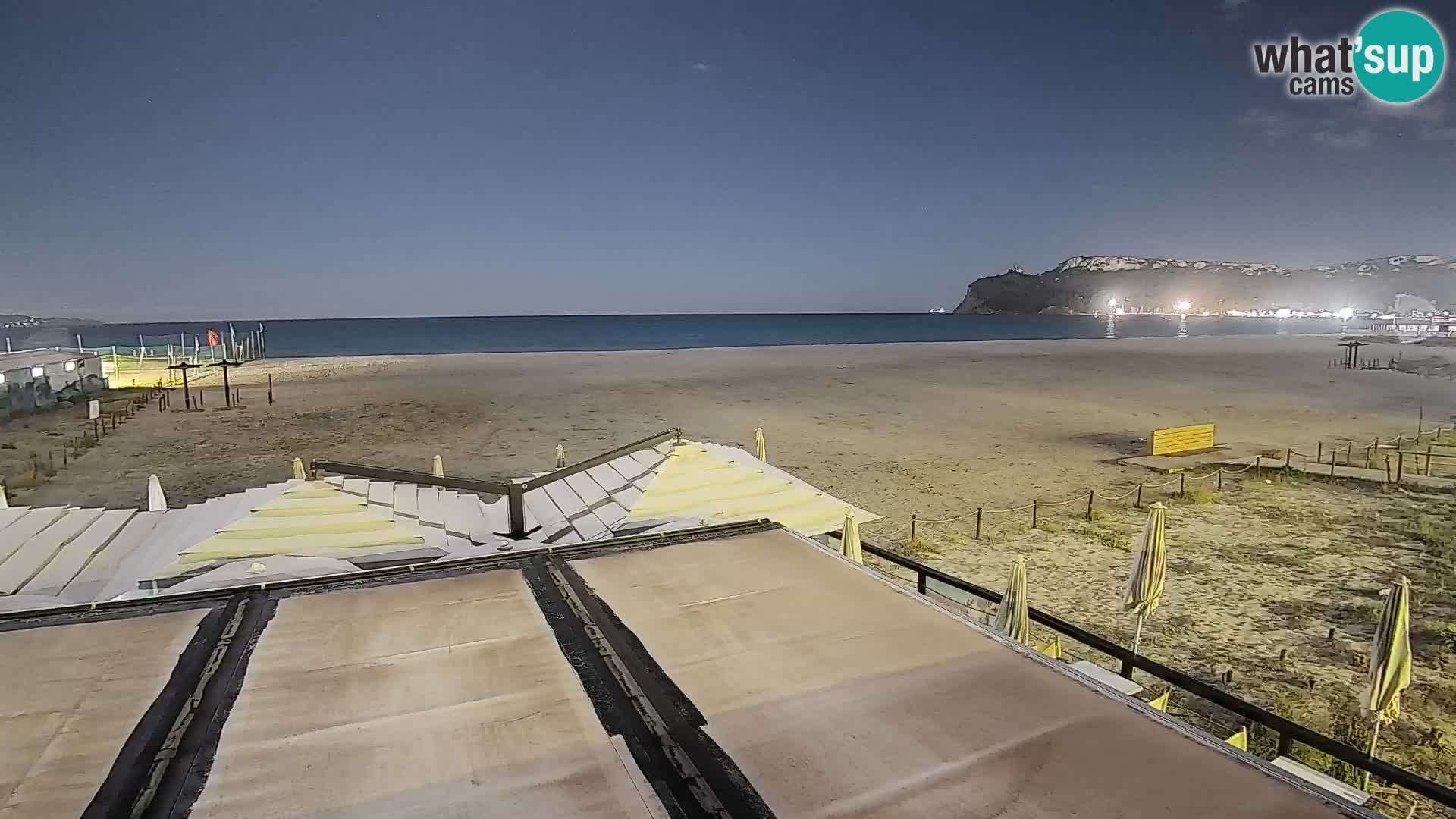 Webcam spiaggia del Poetto | Cagliari | Sardegna