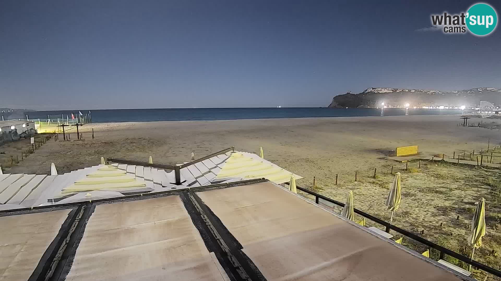 Poetto beach webcam | Cagliari | Sardinia