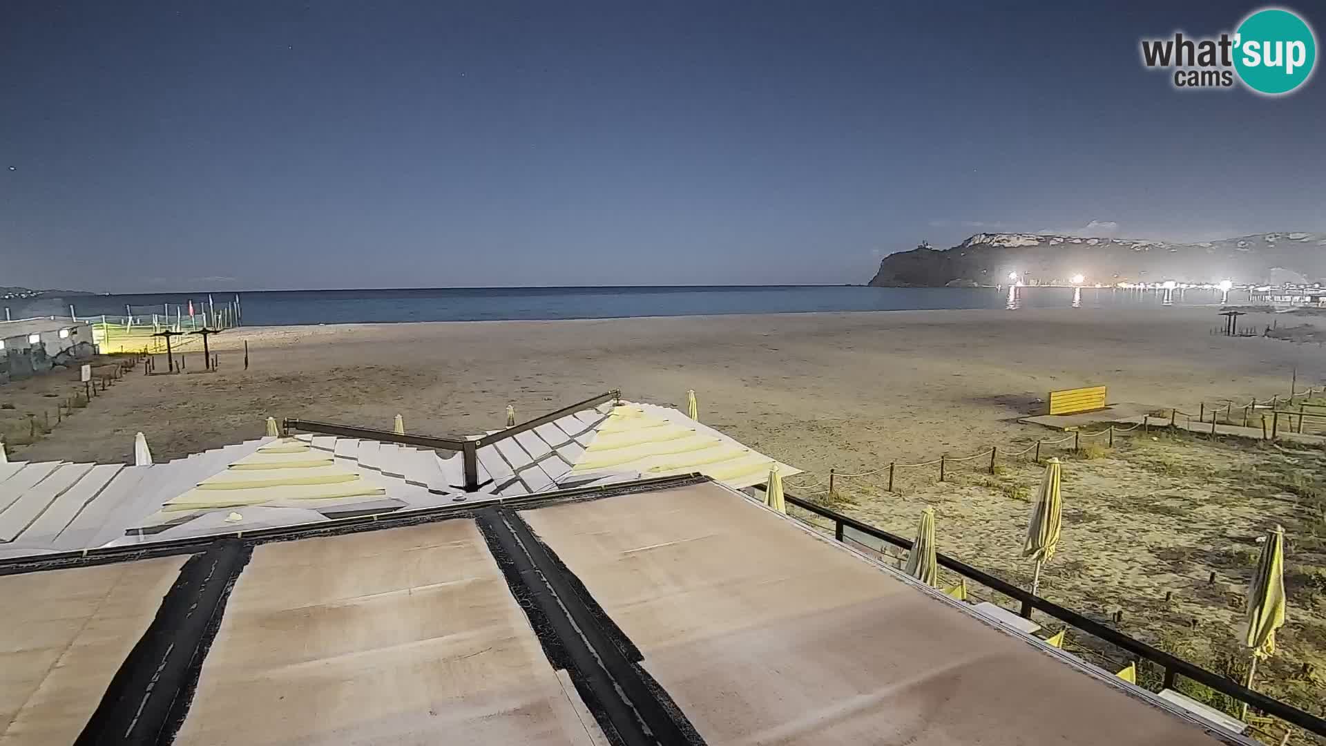 Poetto beach webcam | Cagliari | Sardinia
