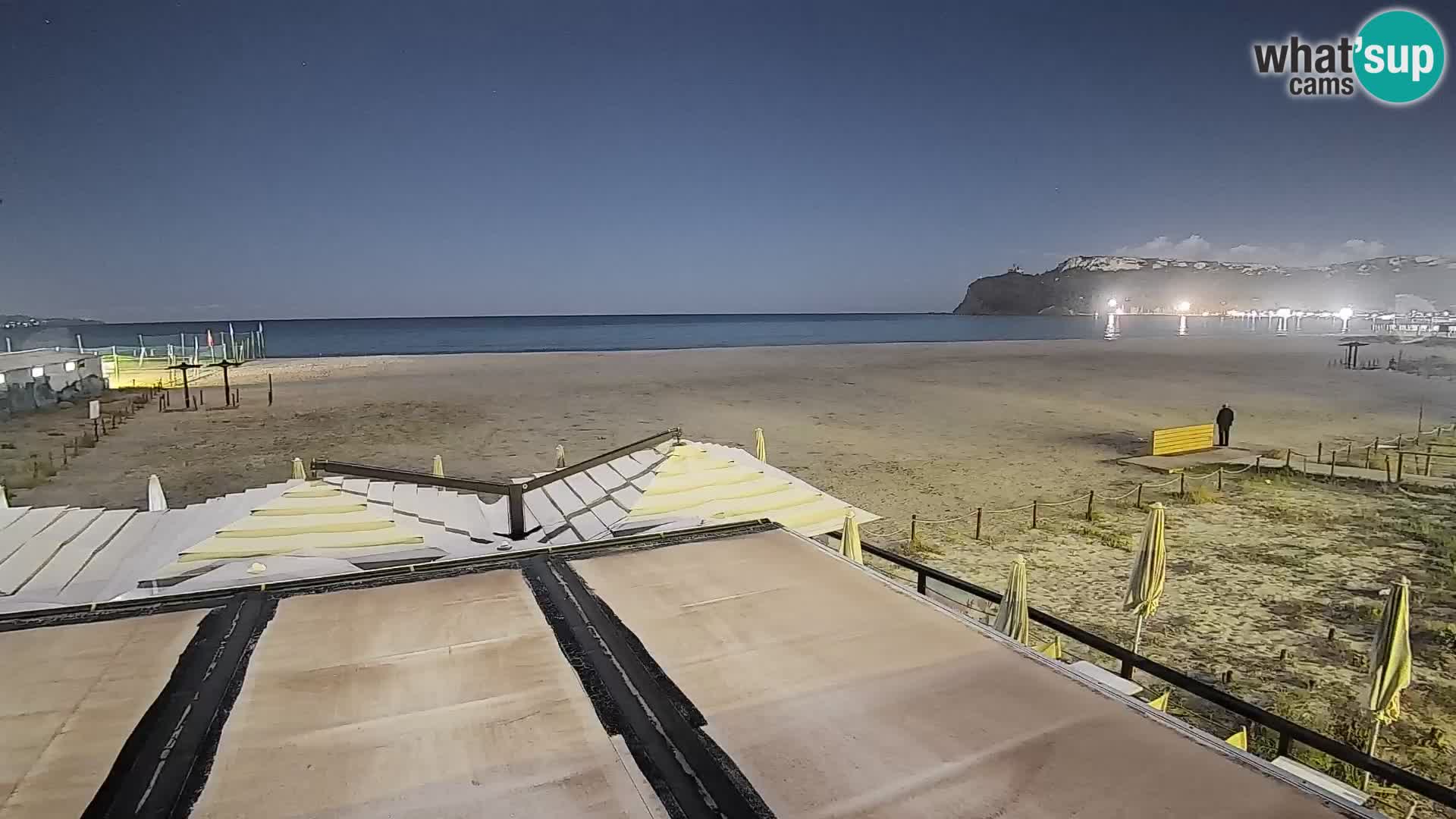 Poetto Strand Webcam | Cagliari | Sardinien