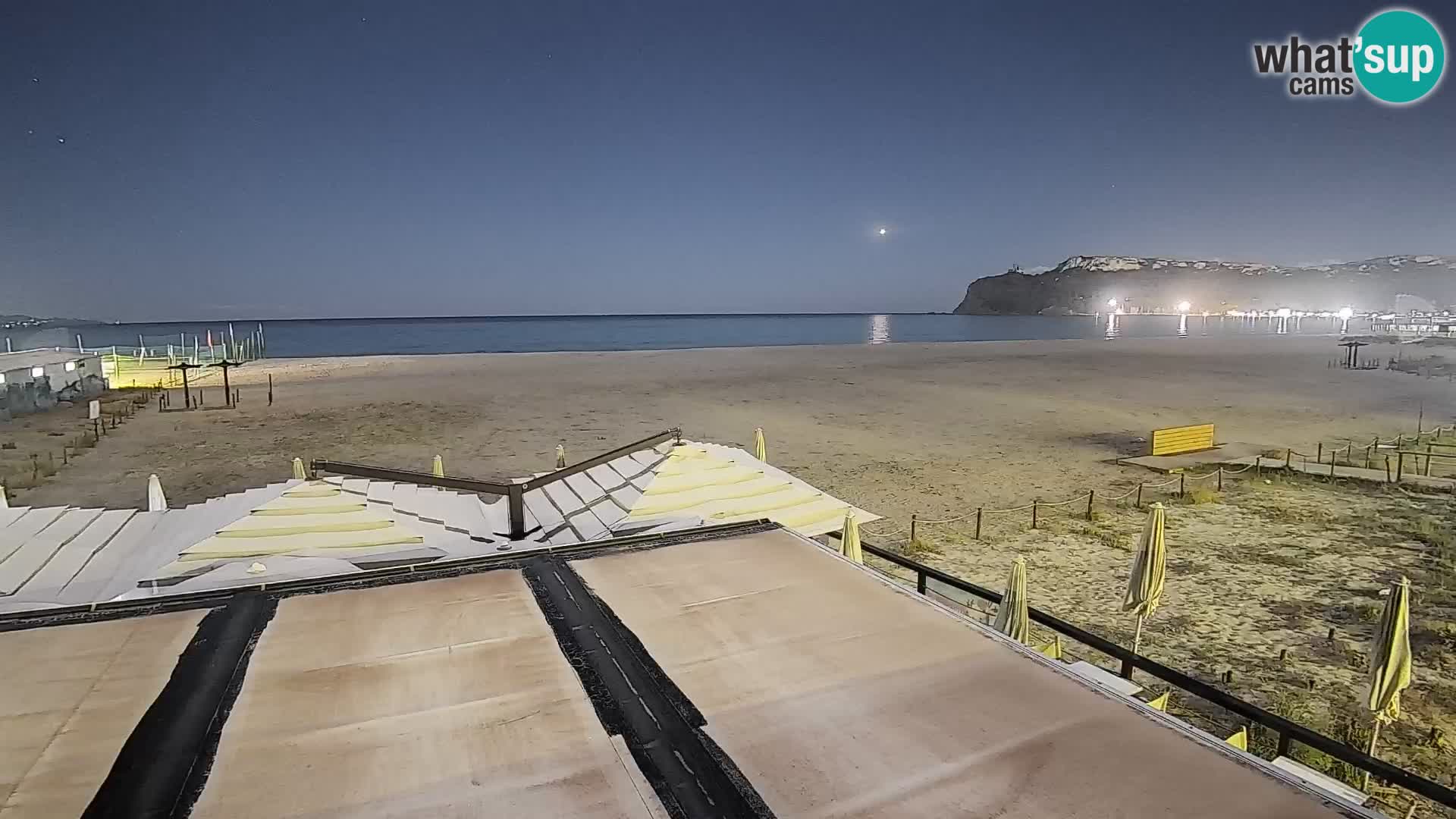 Webcam spiaggia del Poetto | Cagliari | Sardegna