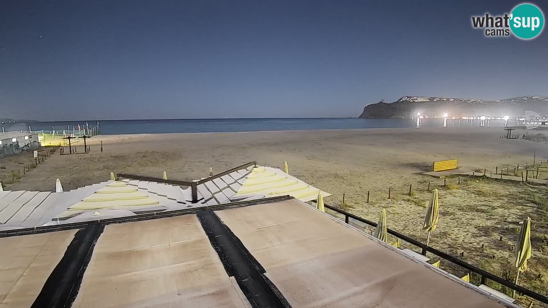 Poetto beach webcam | Cagliari | Sardinia