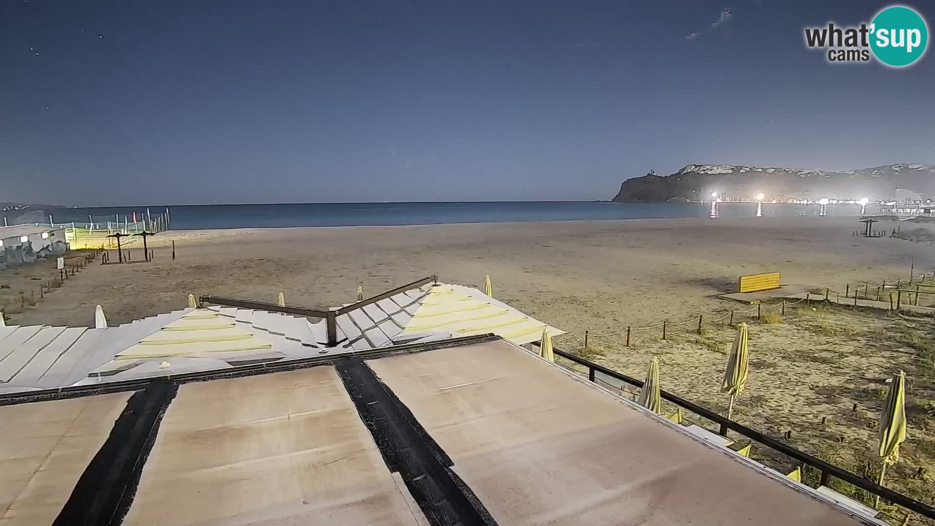 Poetto beach webcam | Cagliari | Sardinia