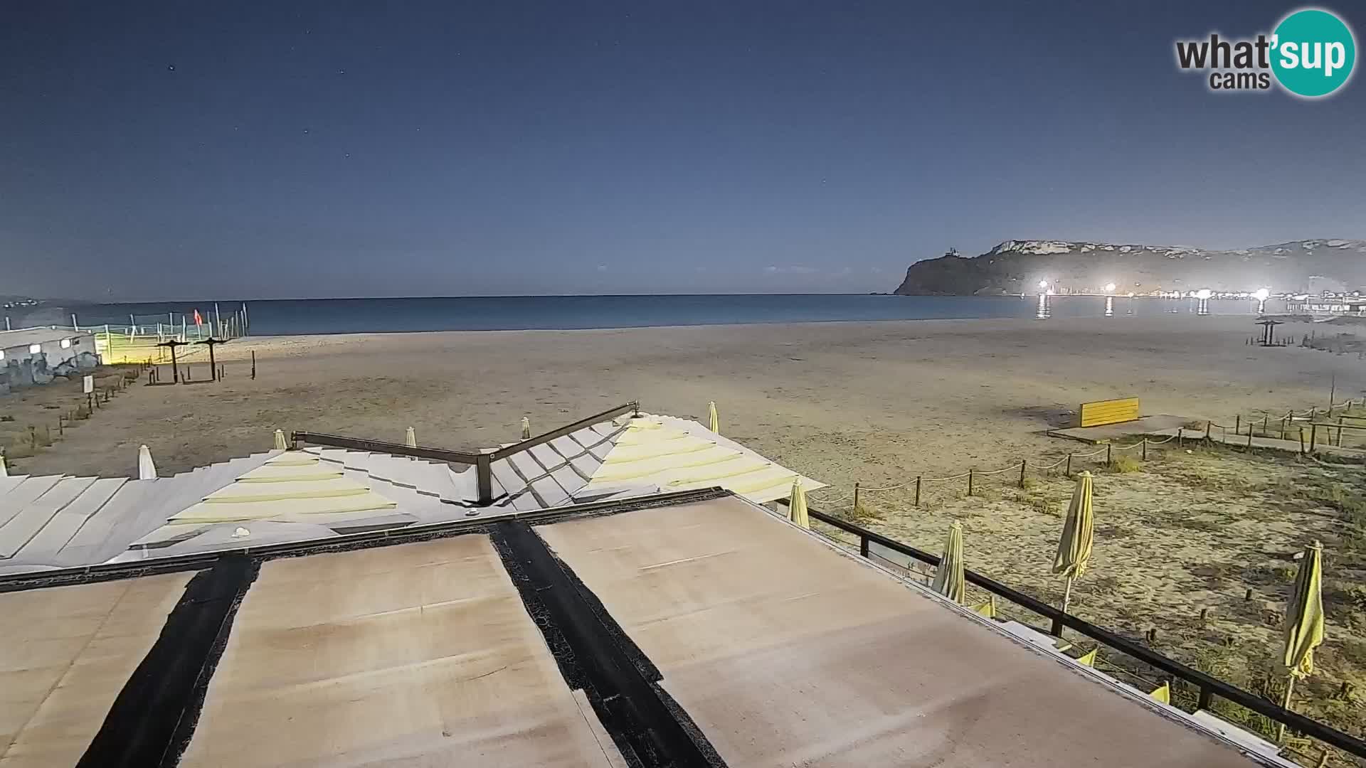 Webcam plage de Poetto | Cagliari | Sardaigne