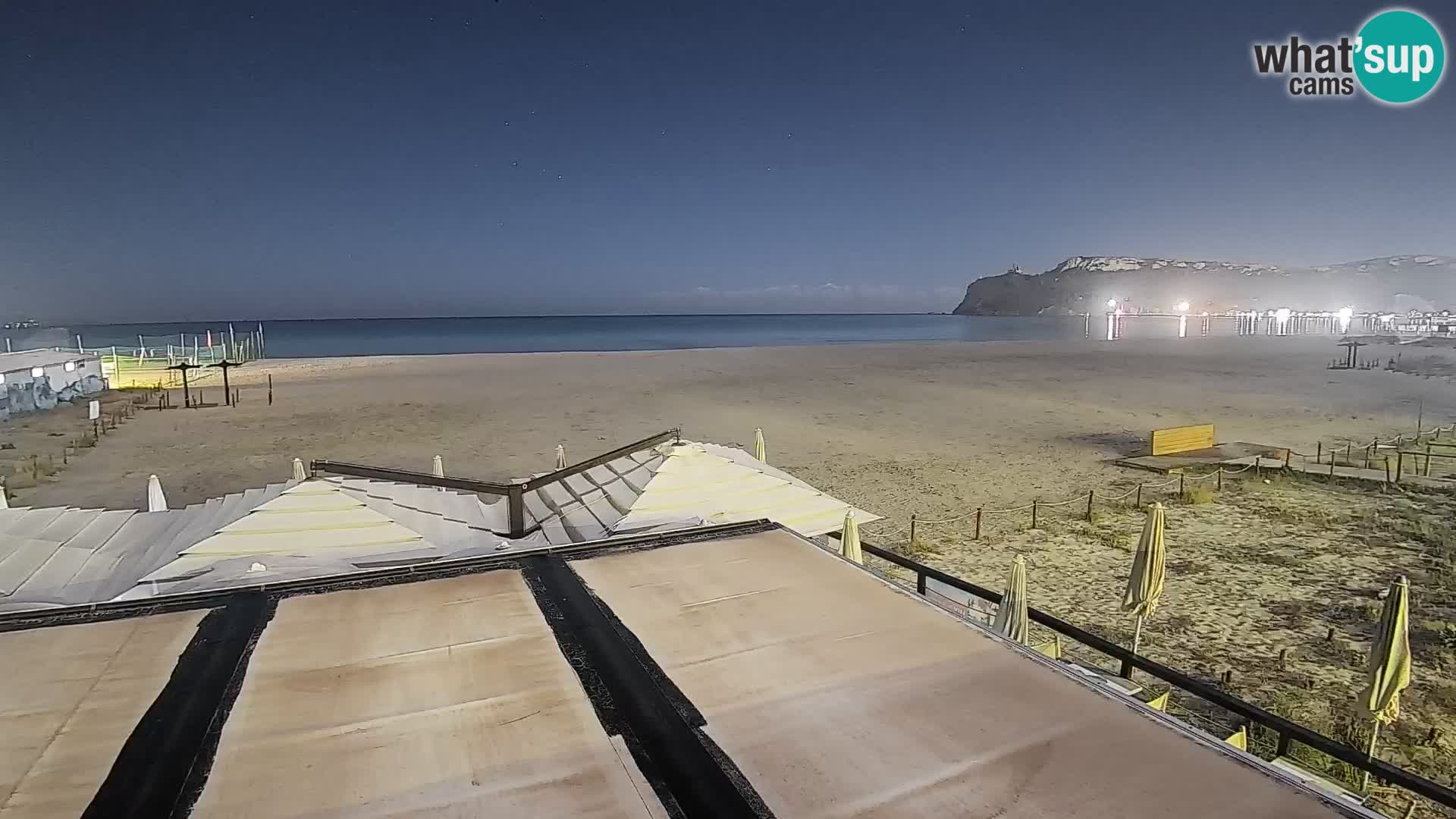 Webcam plage de Poetto | Cagliari | Sardaigne