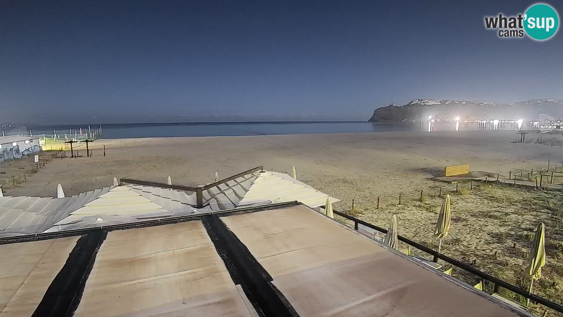 Webcam plage de Poetto | Cagliari | Sardaigne