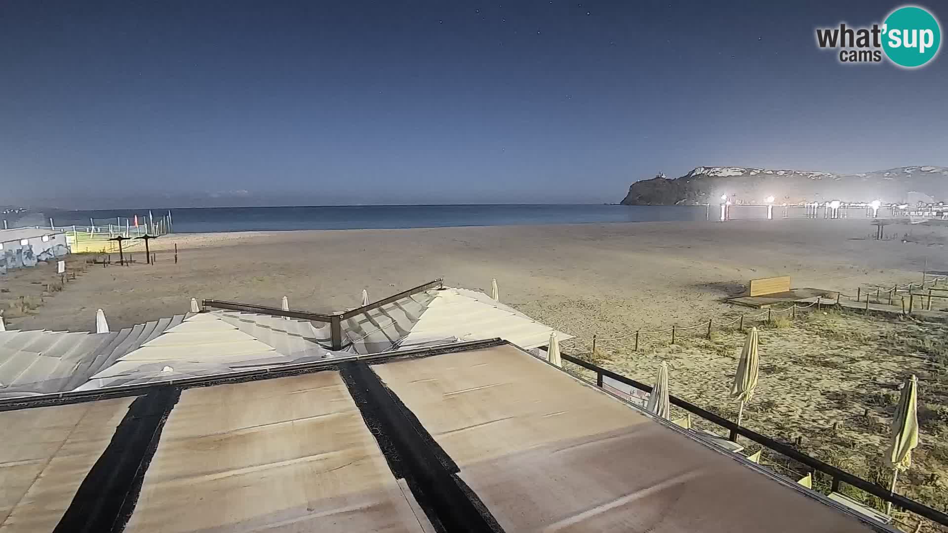 Poetto beach webcam | Cagliari | Sardinia