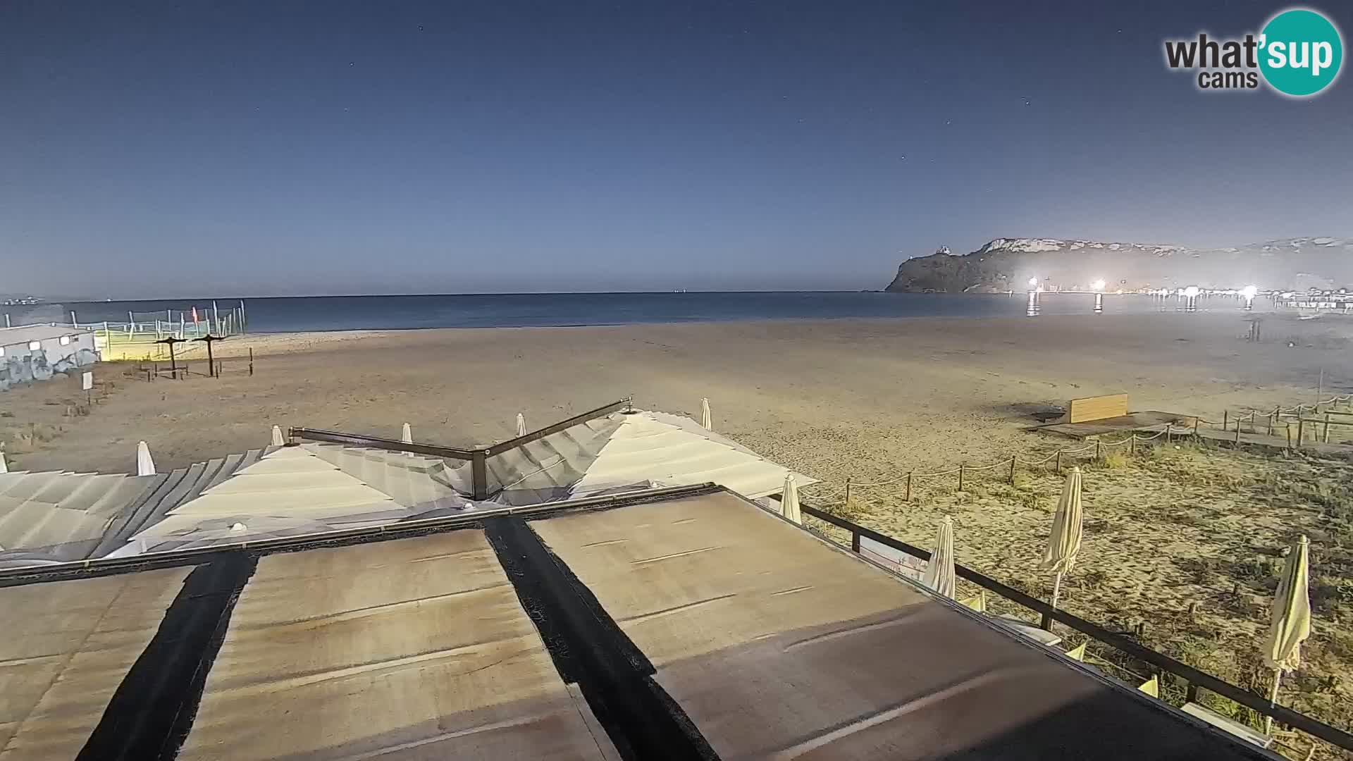 Poetto beach webcam | Cagliari | Sardinia