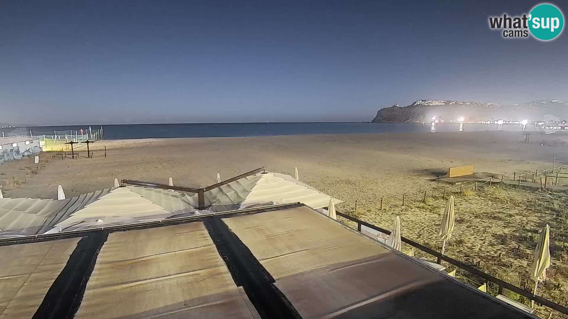 Poetto beach webcam | Cagliari | Sardinia