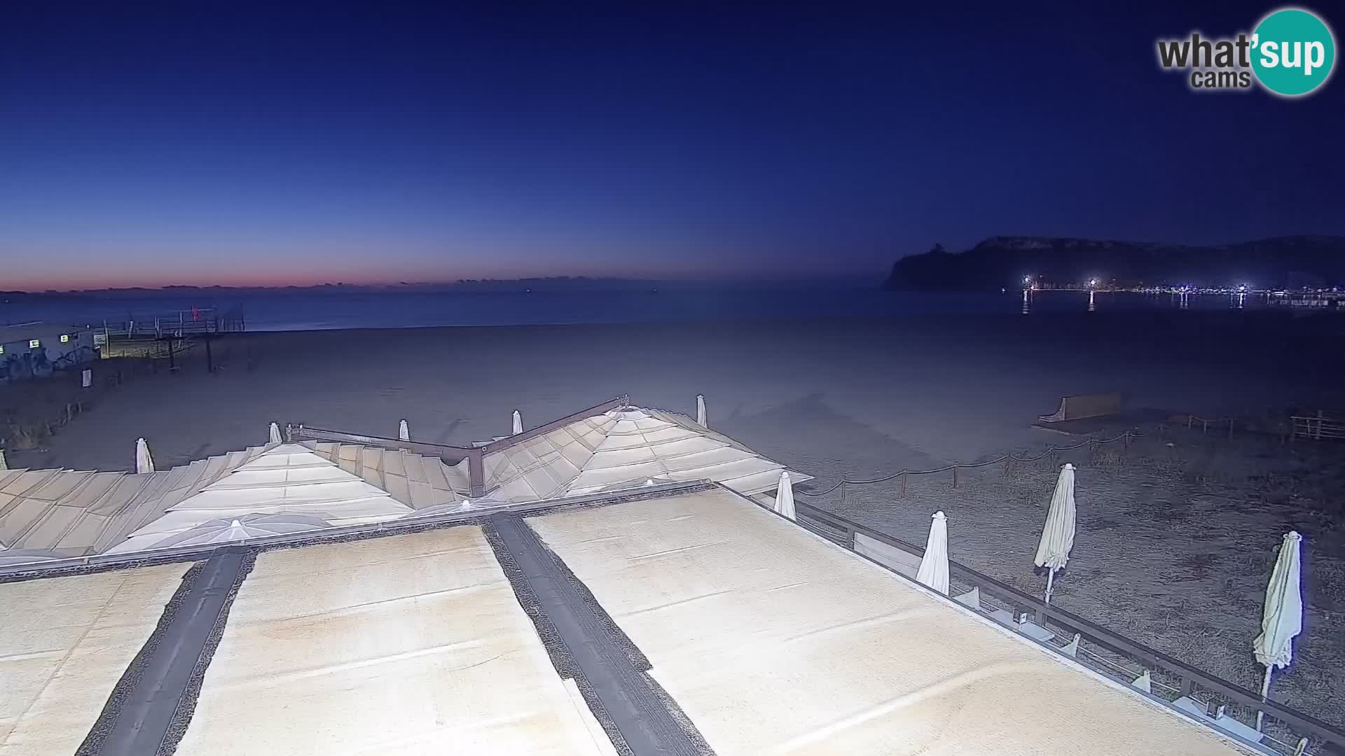 Poetto beach webcam | Cagliari | Sardinija