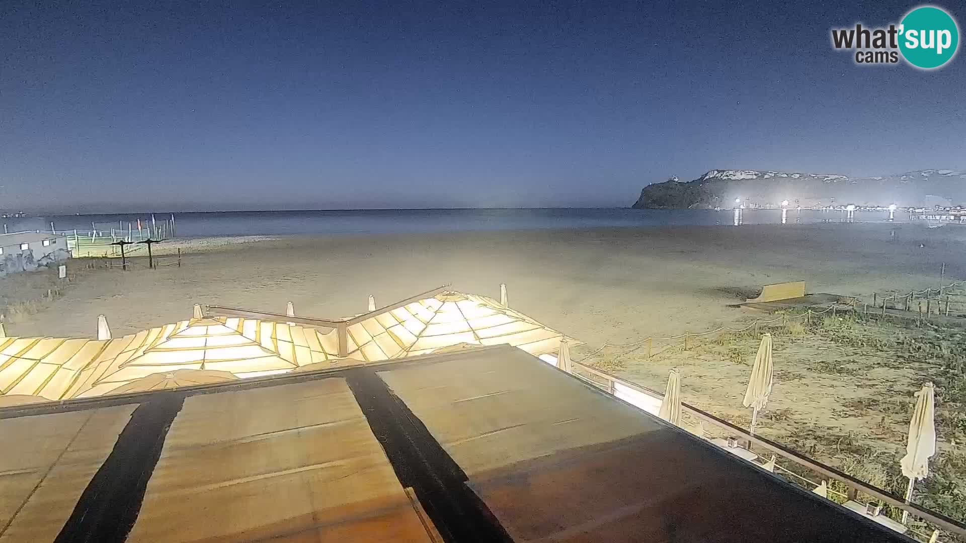 Poetto beach webcam | Cagliari | Sardinia
