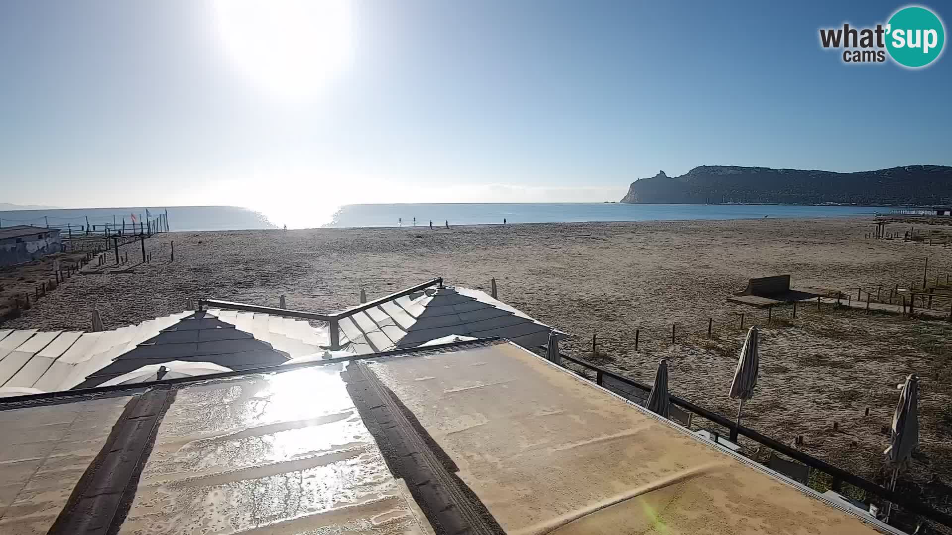 Poetto beach webcam | Cagliari | Sardinija
