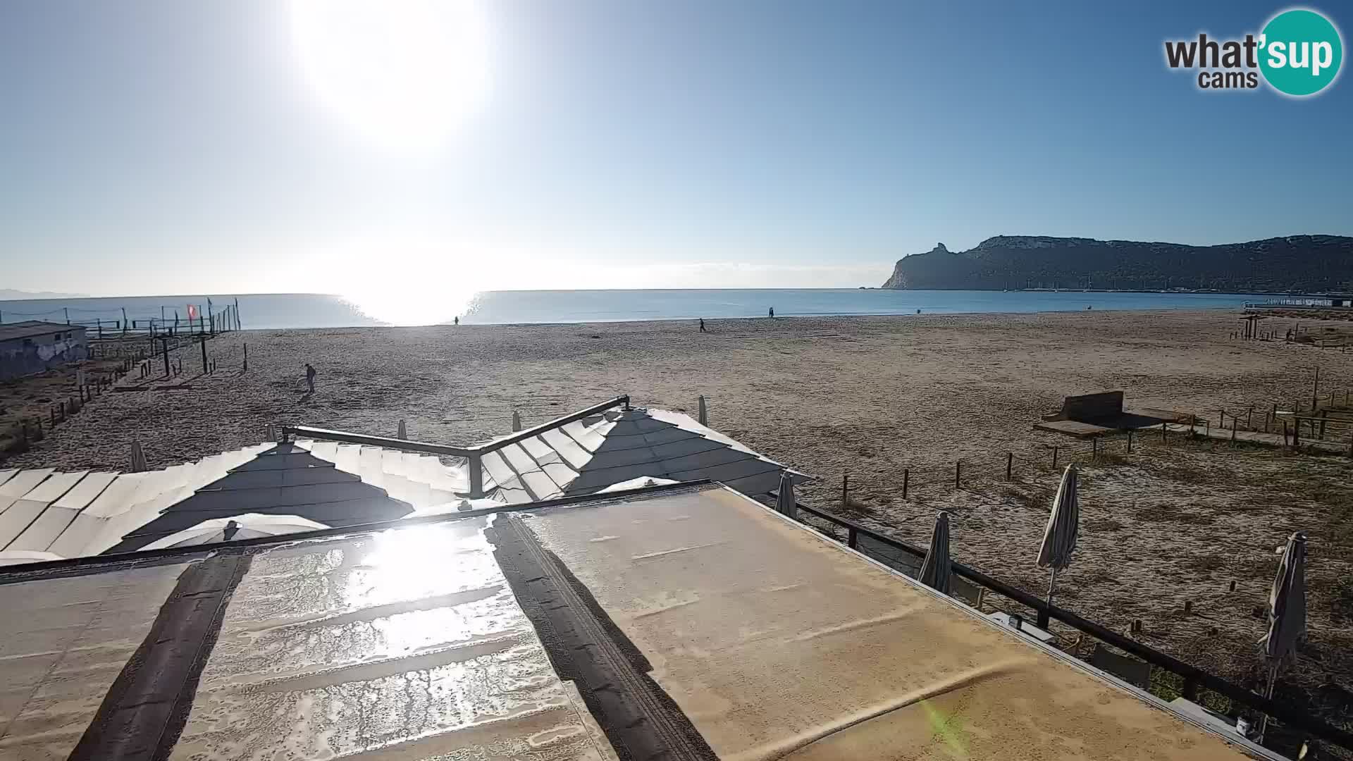 Poetto beach webcam | Cagliari | Sardinija