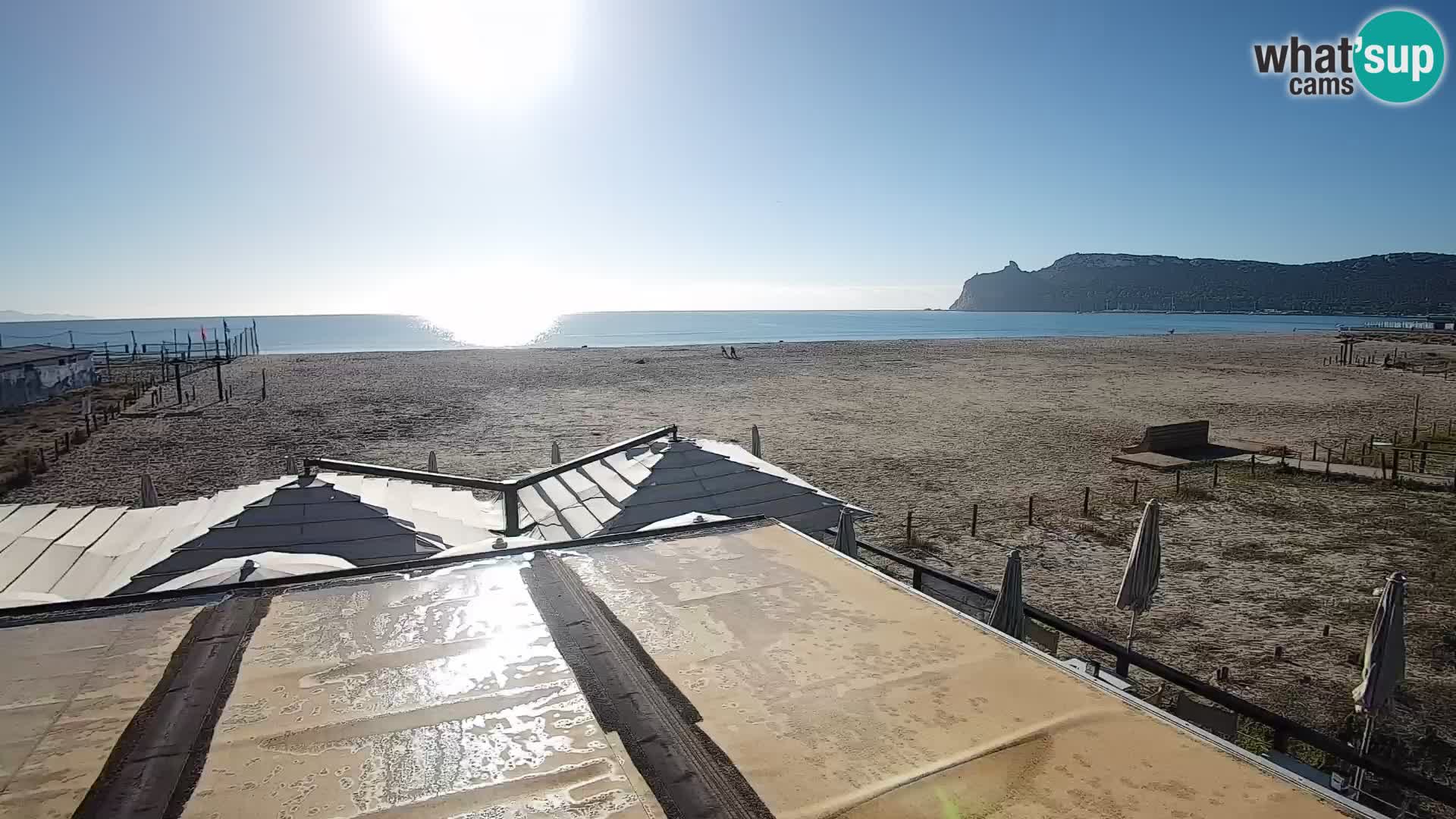 Webcam plage de Poetto | Cagliari | Sardaigne
