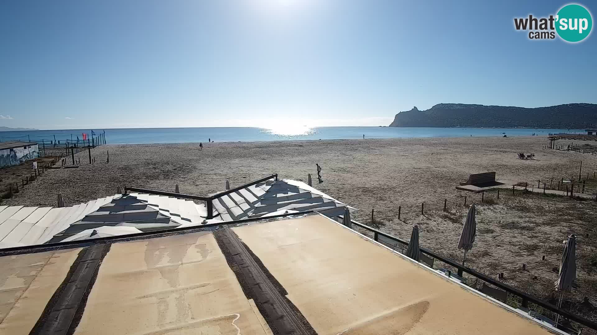 Poetto beach webcam | Cagliari | Sardinija