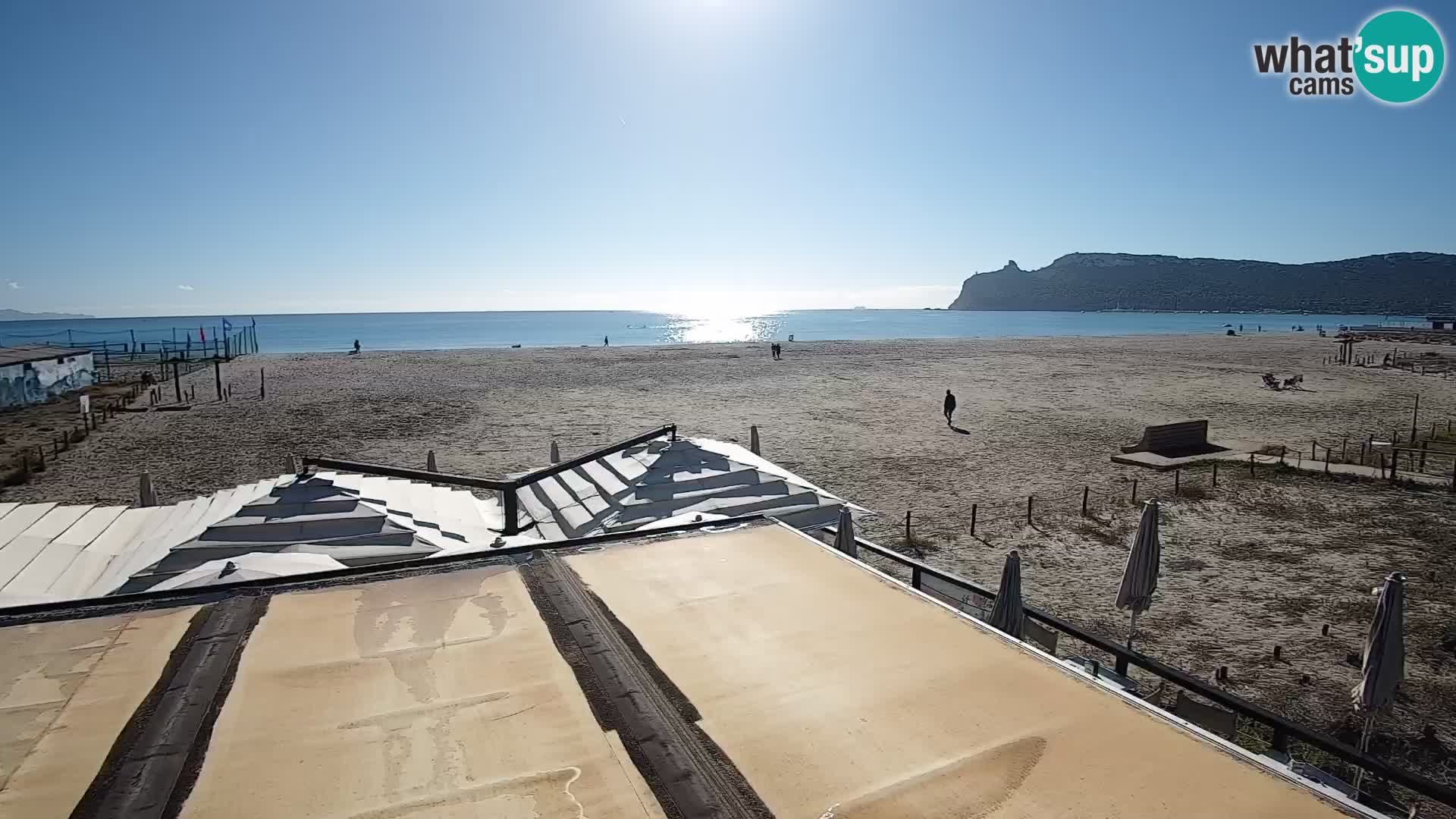 Poetto beach webcam | Cagliari | Sardinija