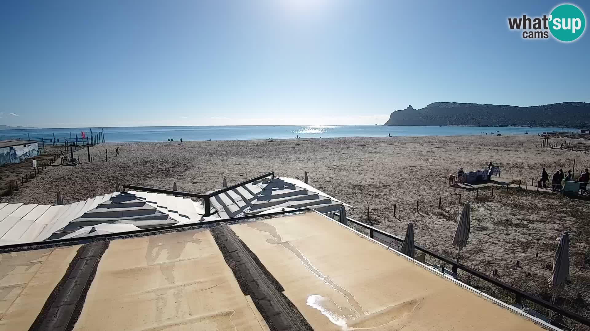 Poetto beach webcam | Cagliari | Sardinija