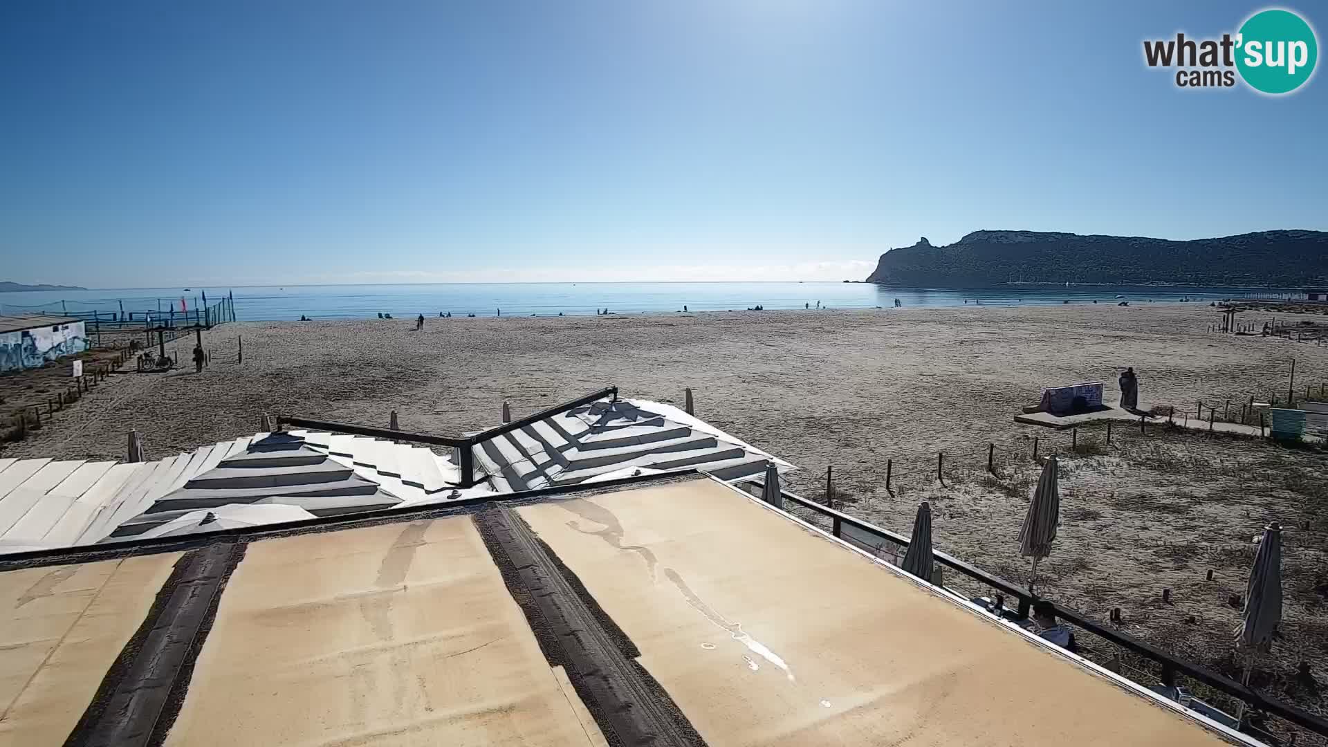 Poetto beach webcam | Cagliari | Sardinija