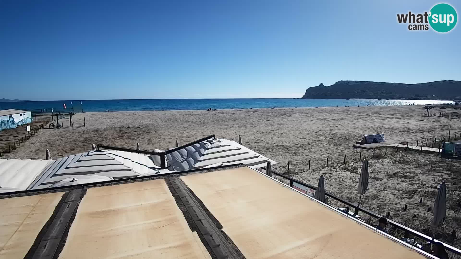 Poetto beach webcam | Cagliari | Sardinija