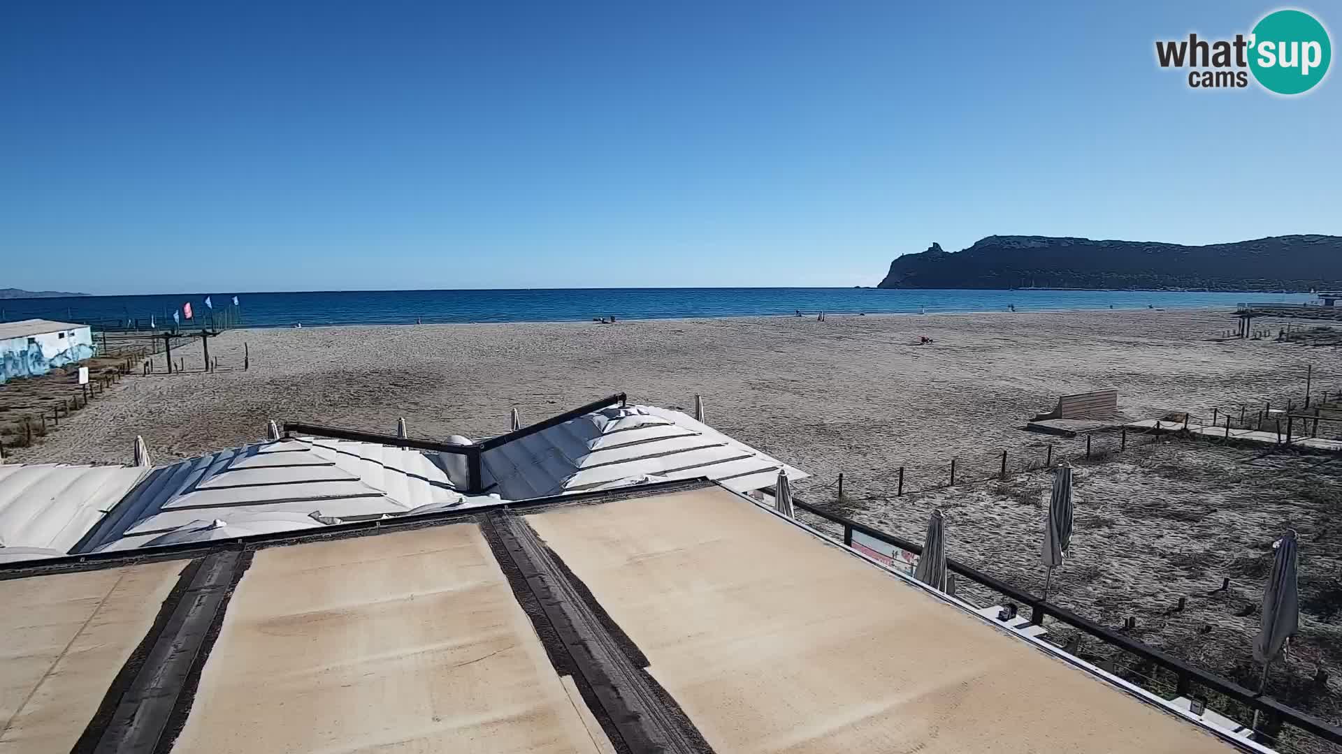 Webcam plage de Poetto | Cagliari | Sardaigne