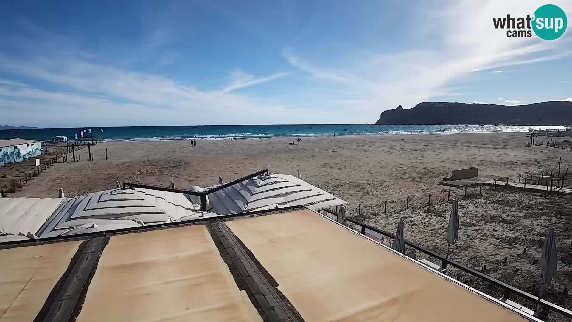 Poetto beach webcam | Cagliari | Sardinija