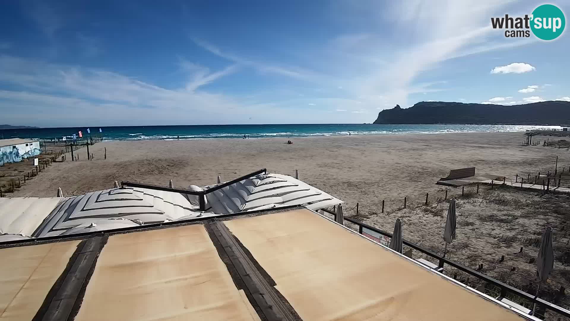 Poetto beach webcam | Cagliari | Sardinija